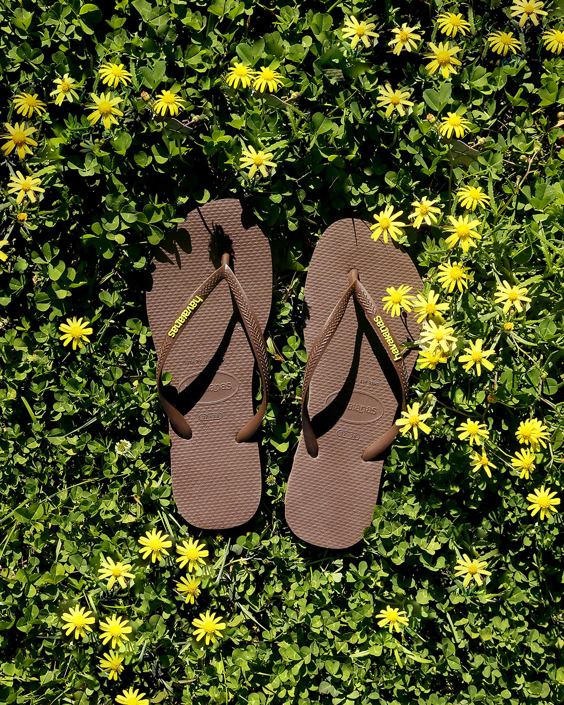 Slim Rubber Logo Thongs