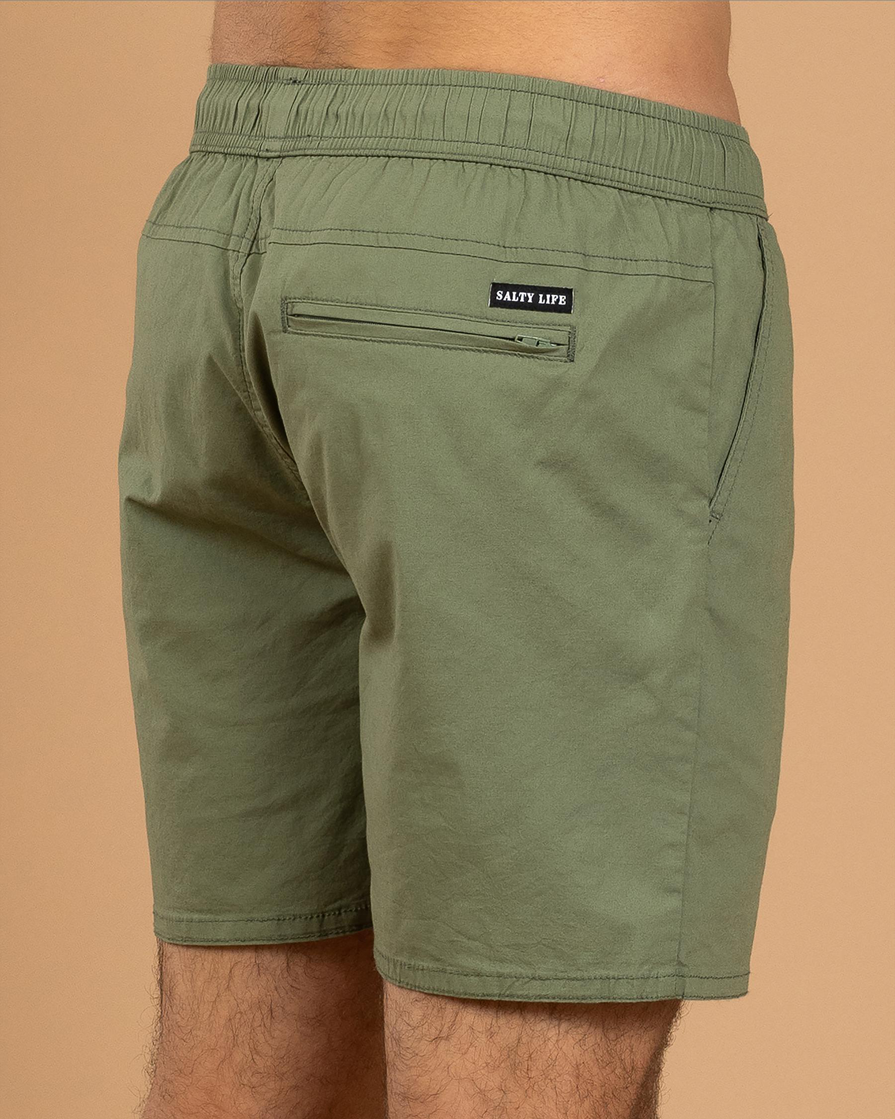 Glint Elastic Waist Shorts