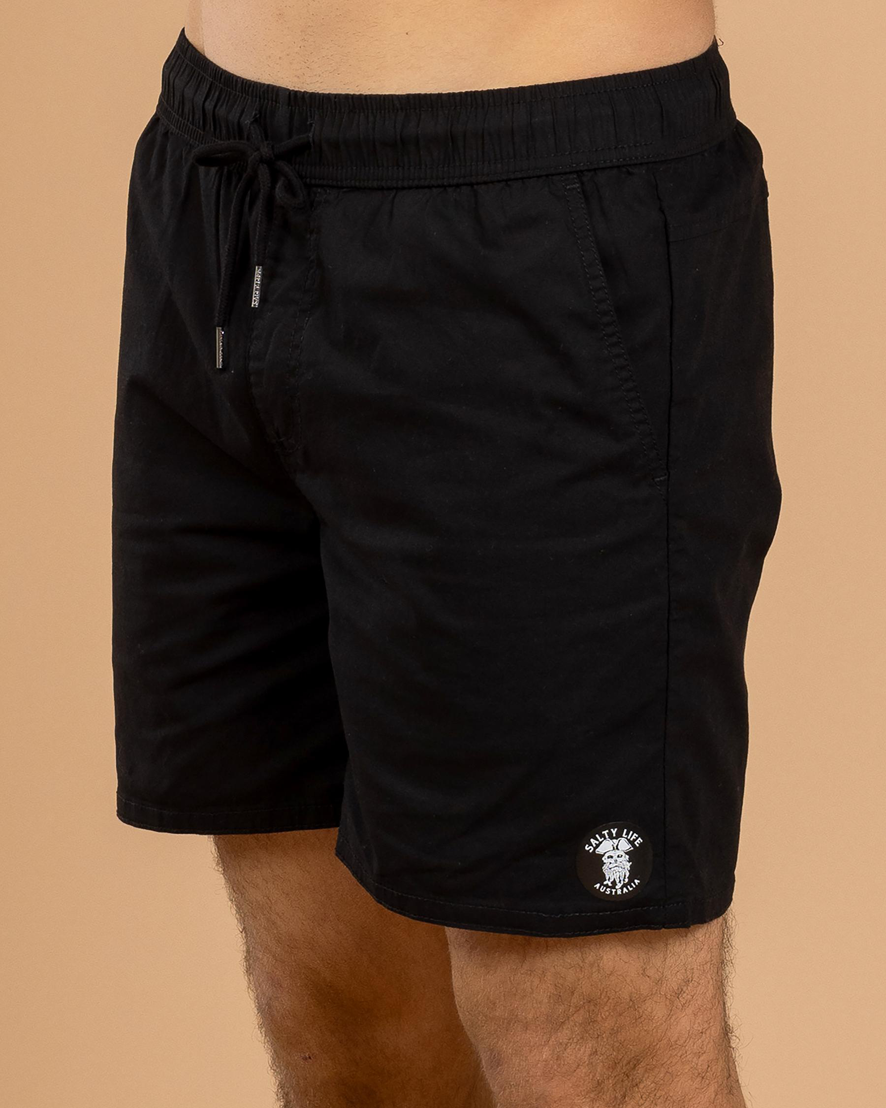 Glint Elastic Waist Shorts