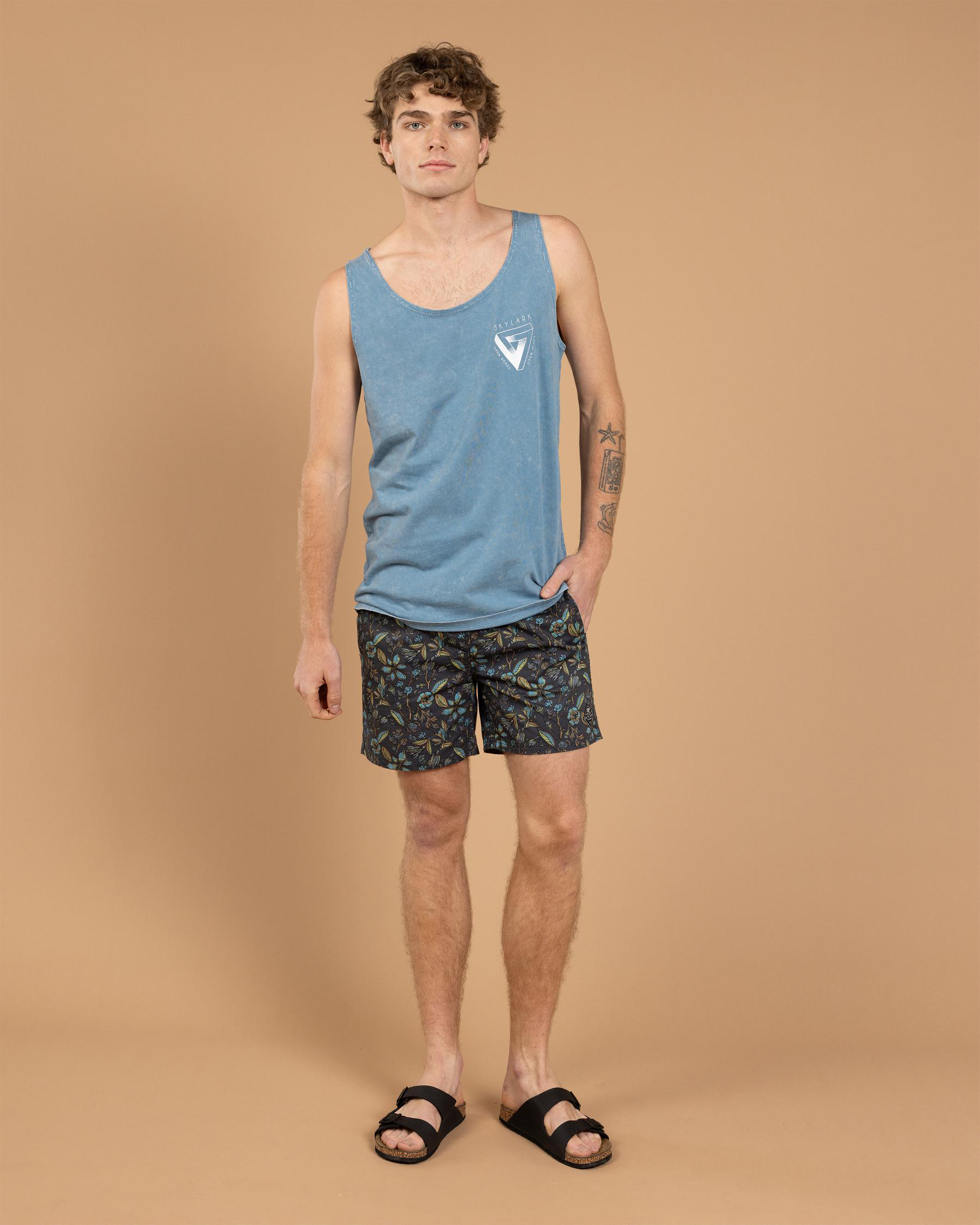 Dewfall Elastic Waist Shorts