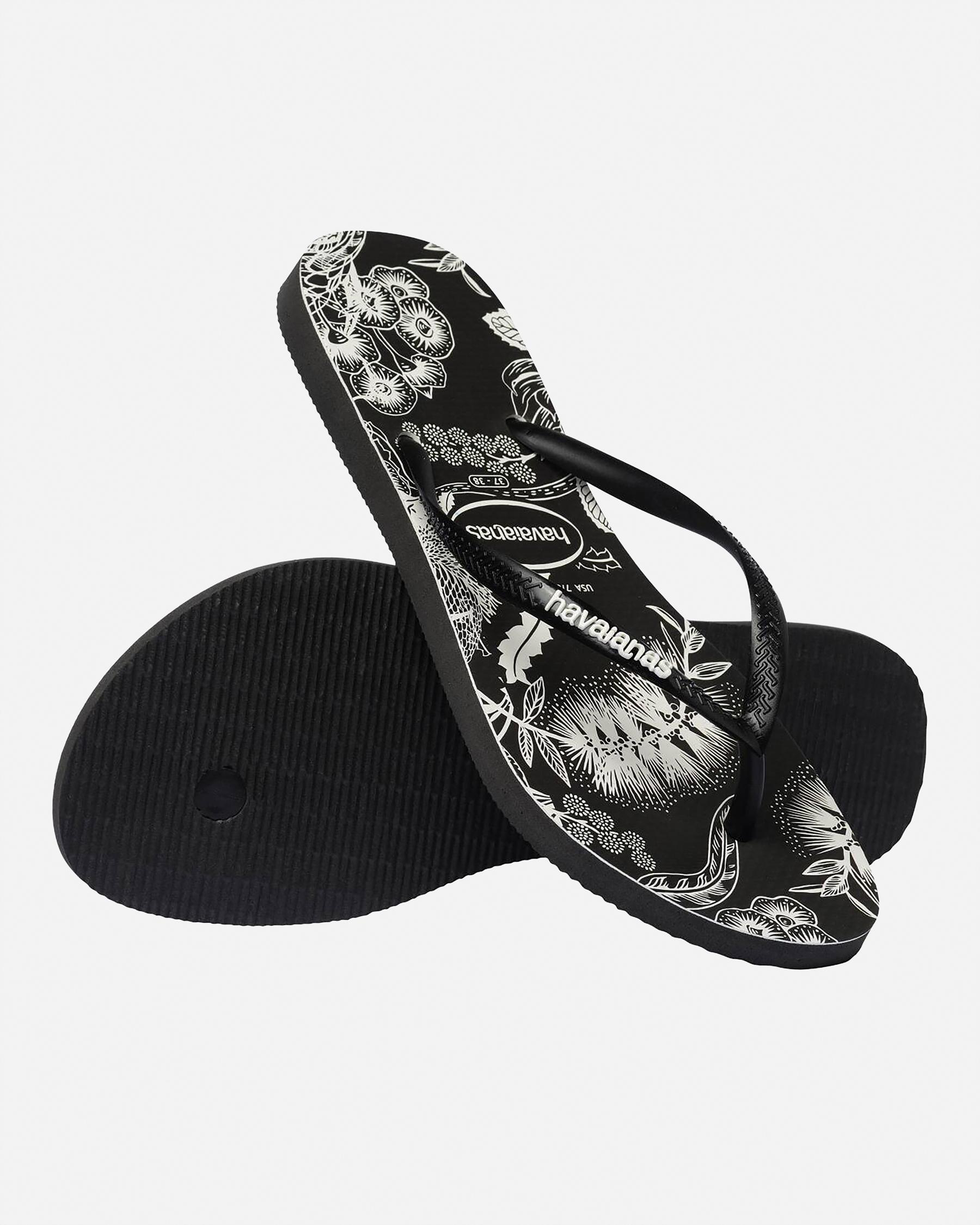 Slim B&W Native Thongs