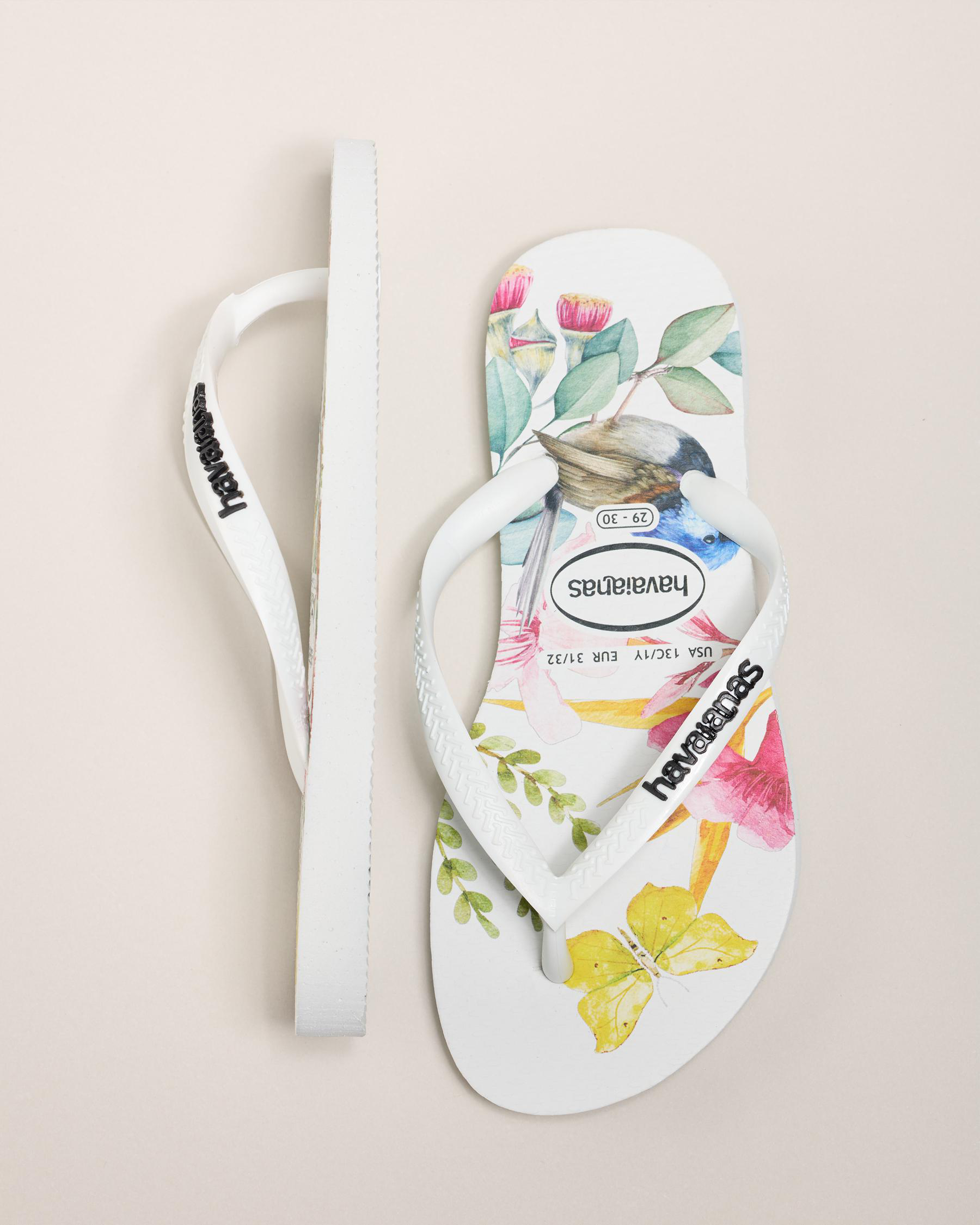 Kids' Slim Flora Thongs