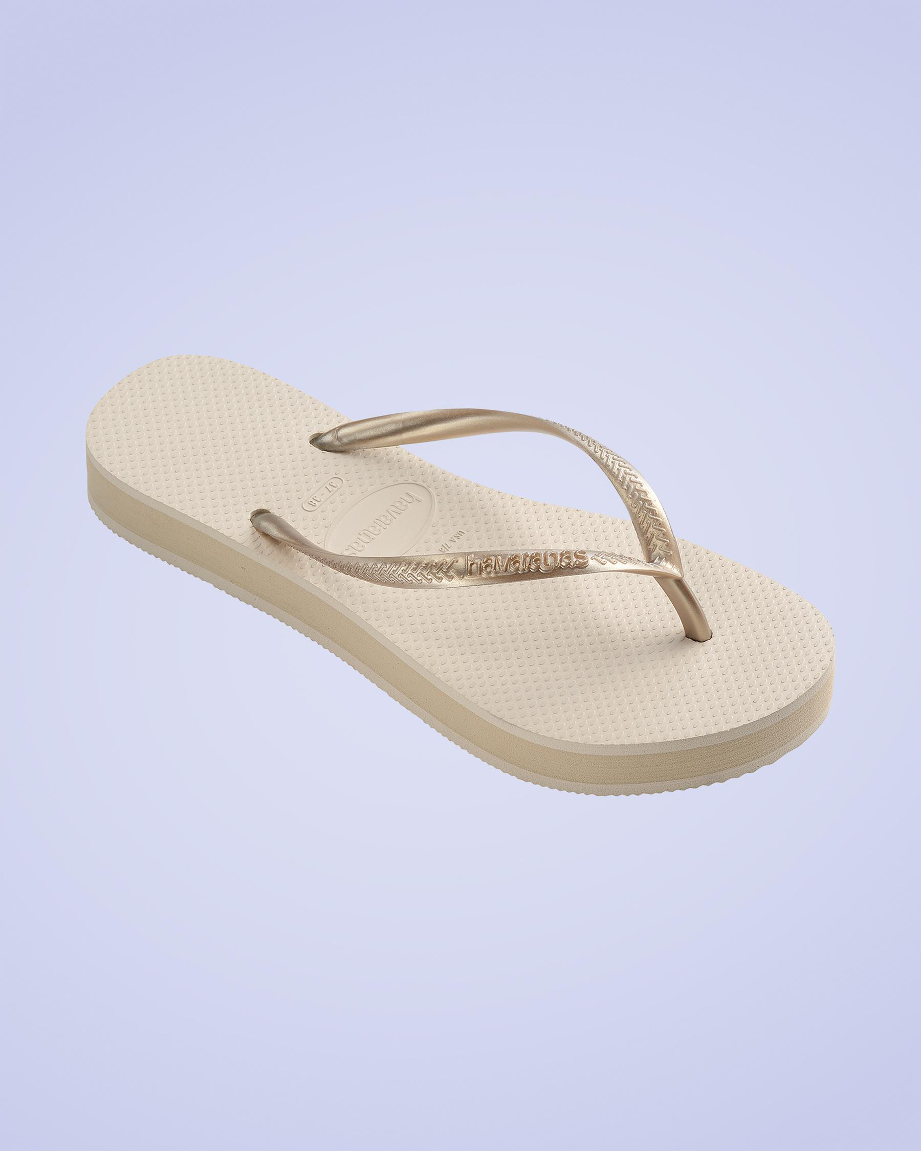 Slim Flatform Thongs