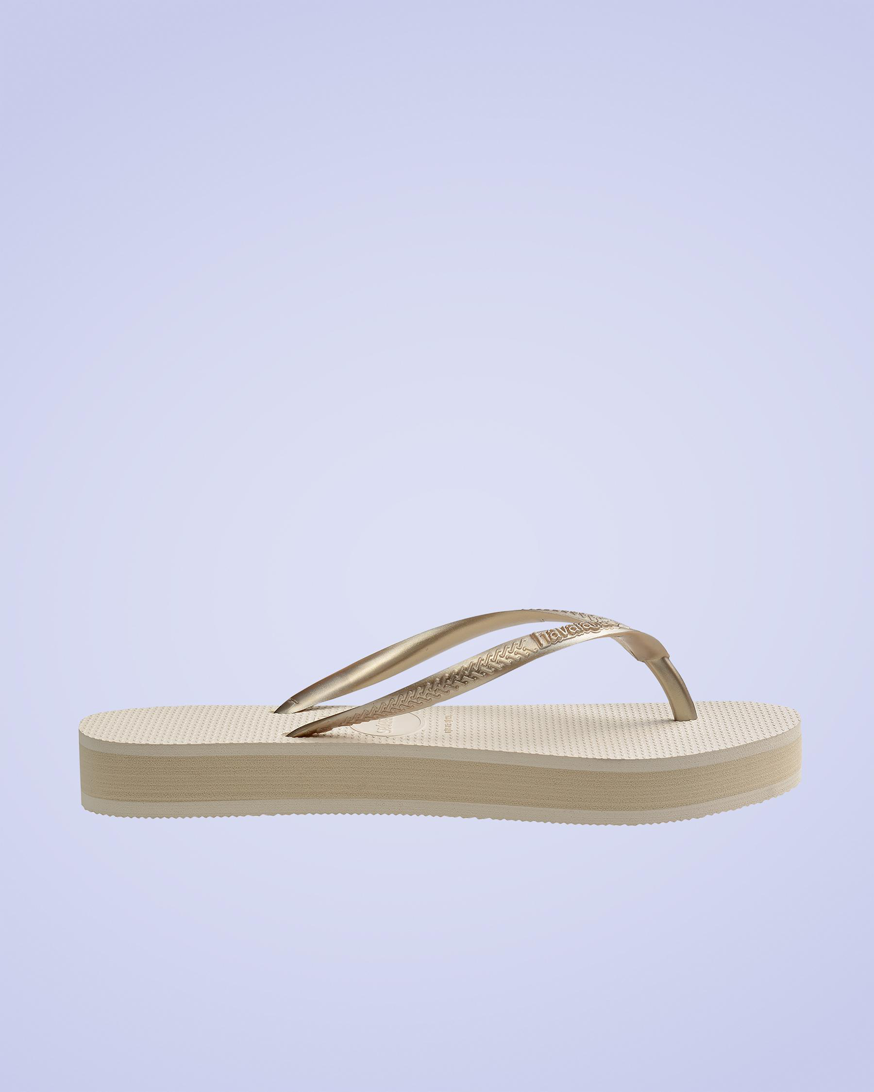 Slim Flatform Thongs
