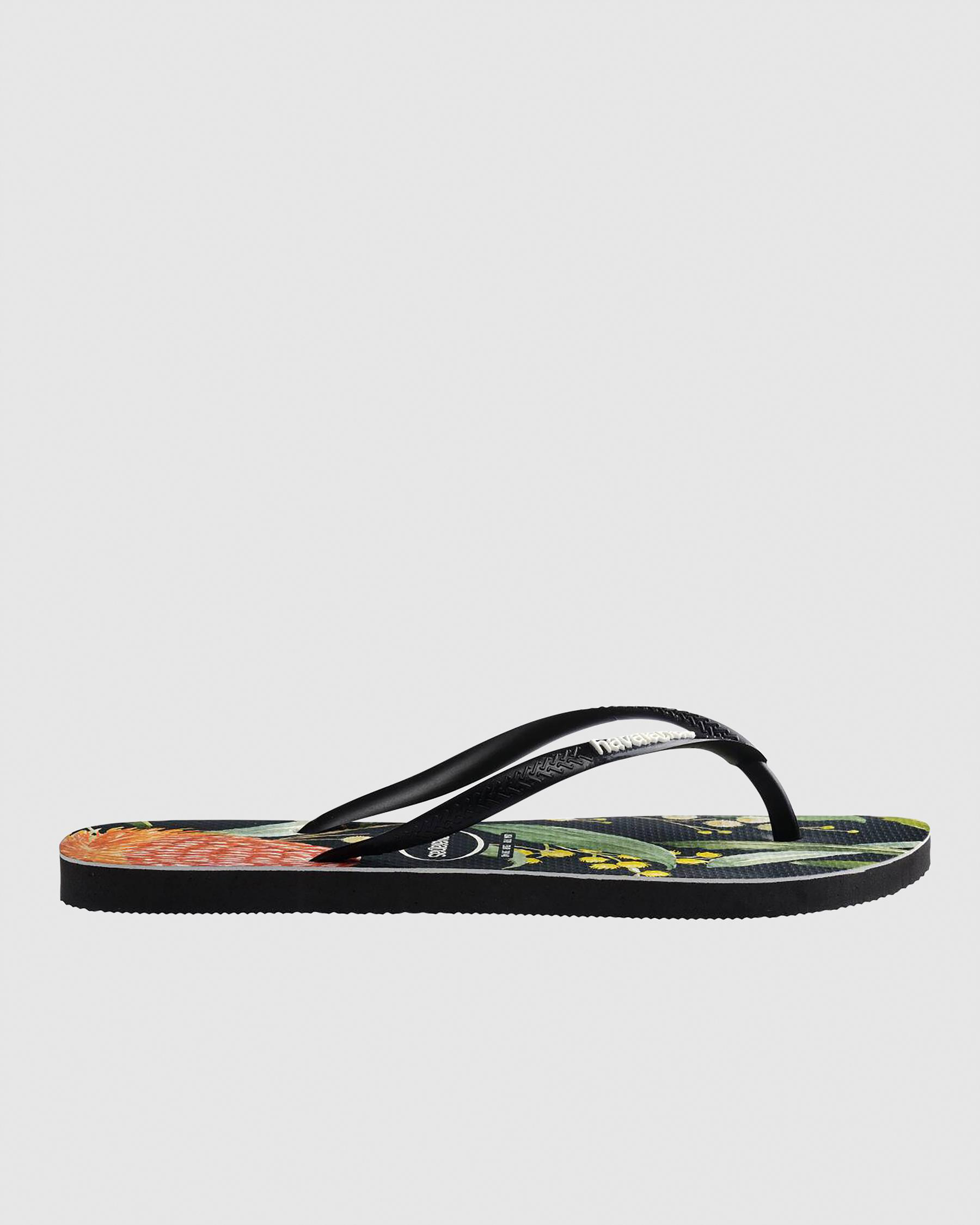 Slim Fauna Bush Flower Thongs