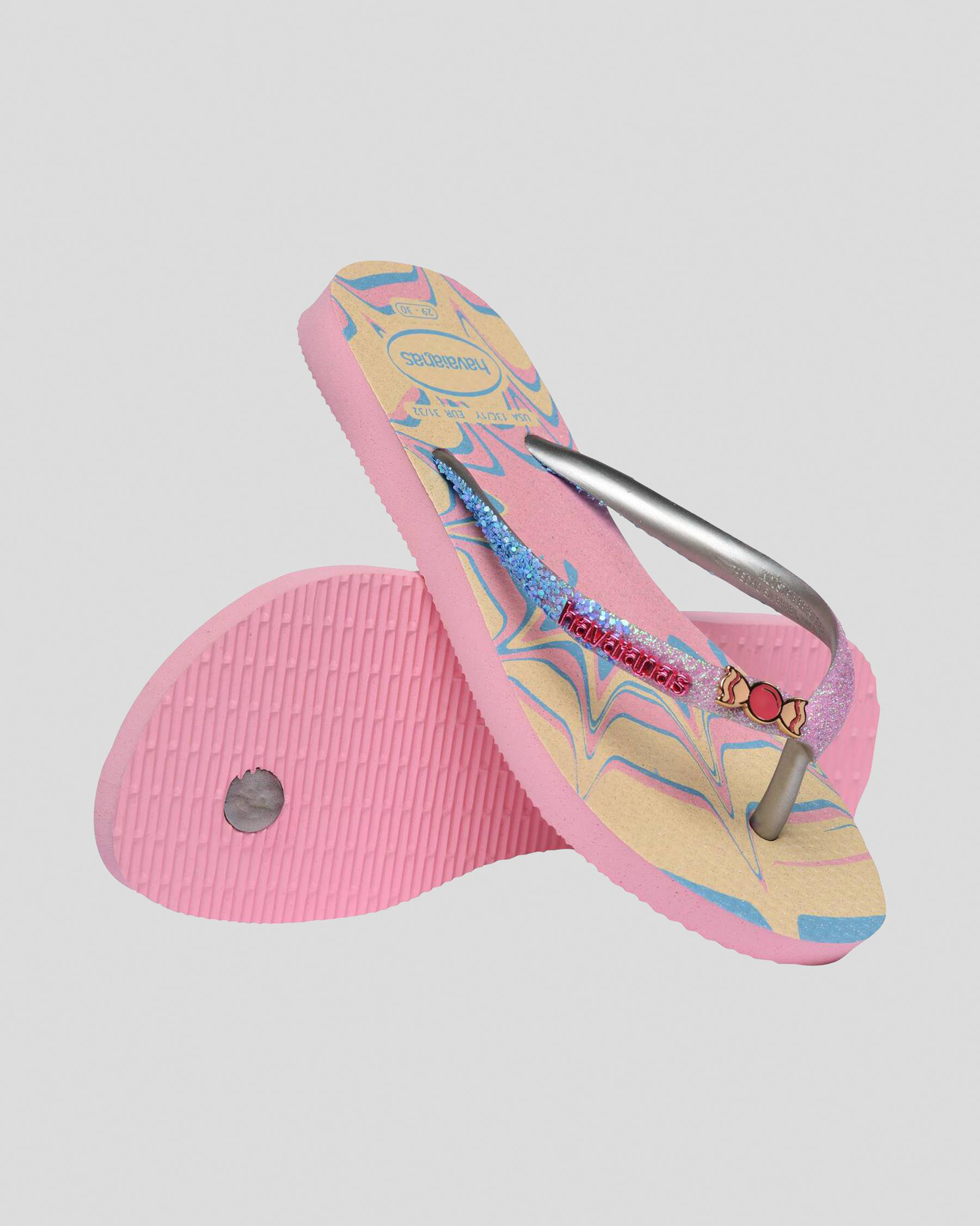 Kids' Slim Glitter Thongs