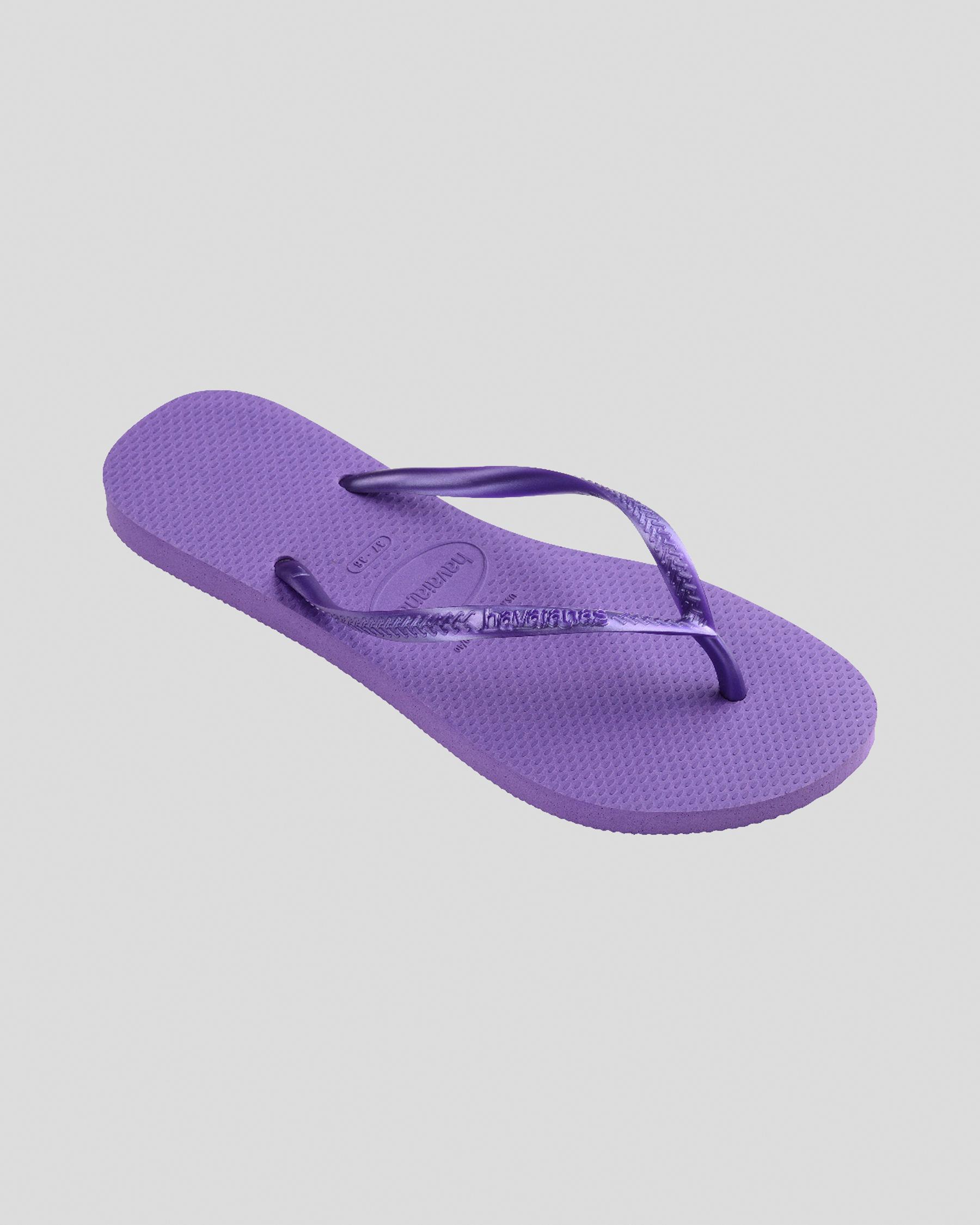 Kids' Slim Metallic Thongs