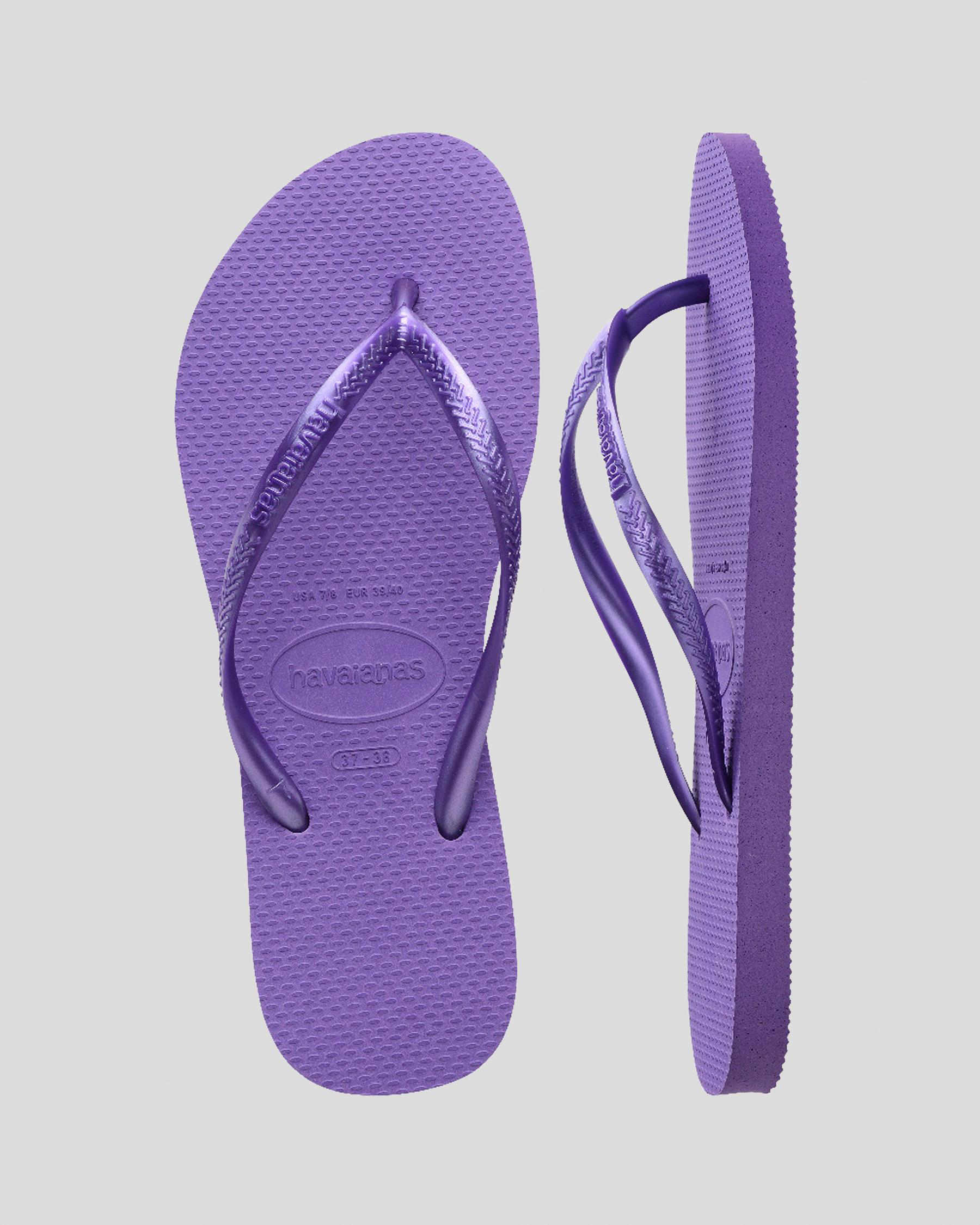 Kids' Slim Metallic Thongs