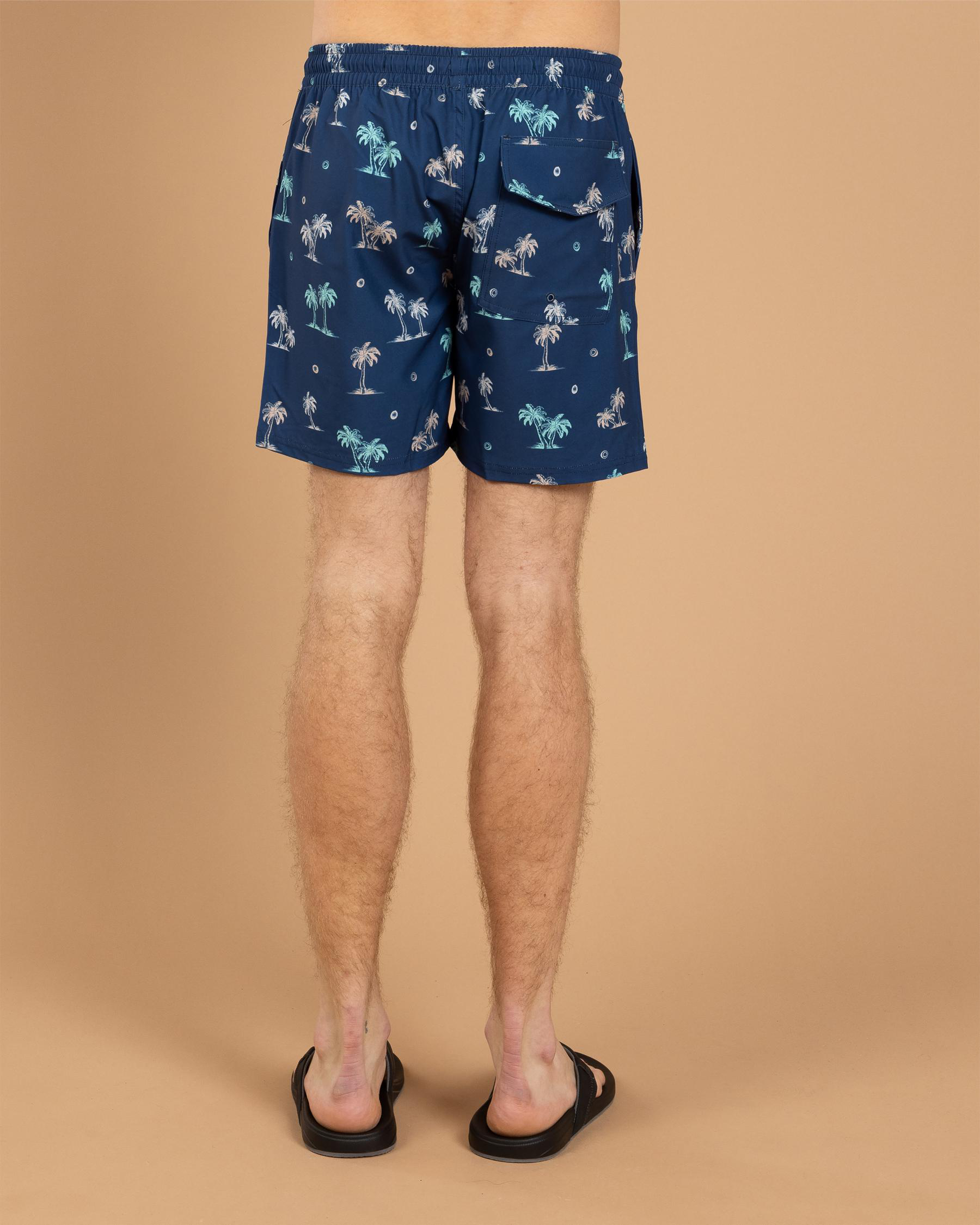 Azure Elastic Waist Board Shorts