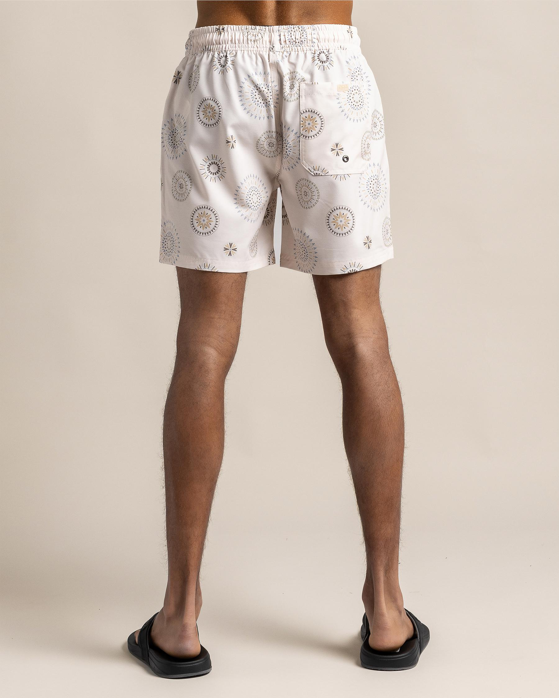 Circuit Elastic Waist Board Shorts