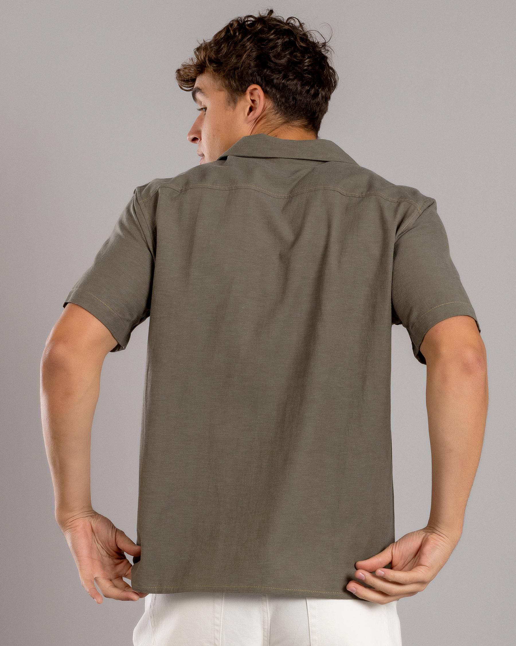 Contrast Short Sleeve Shirt