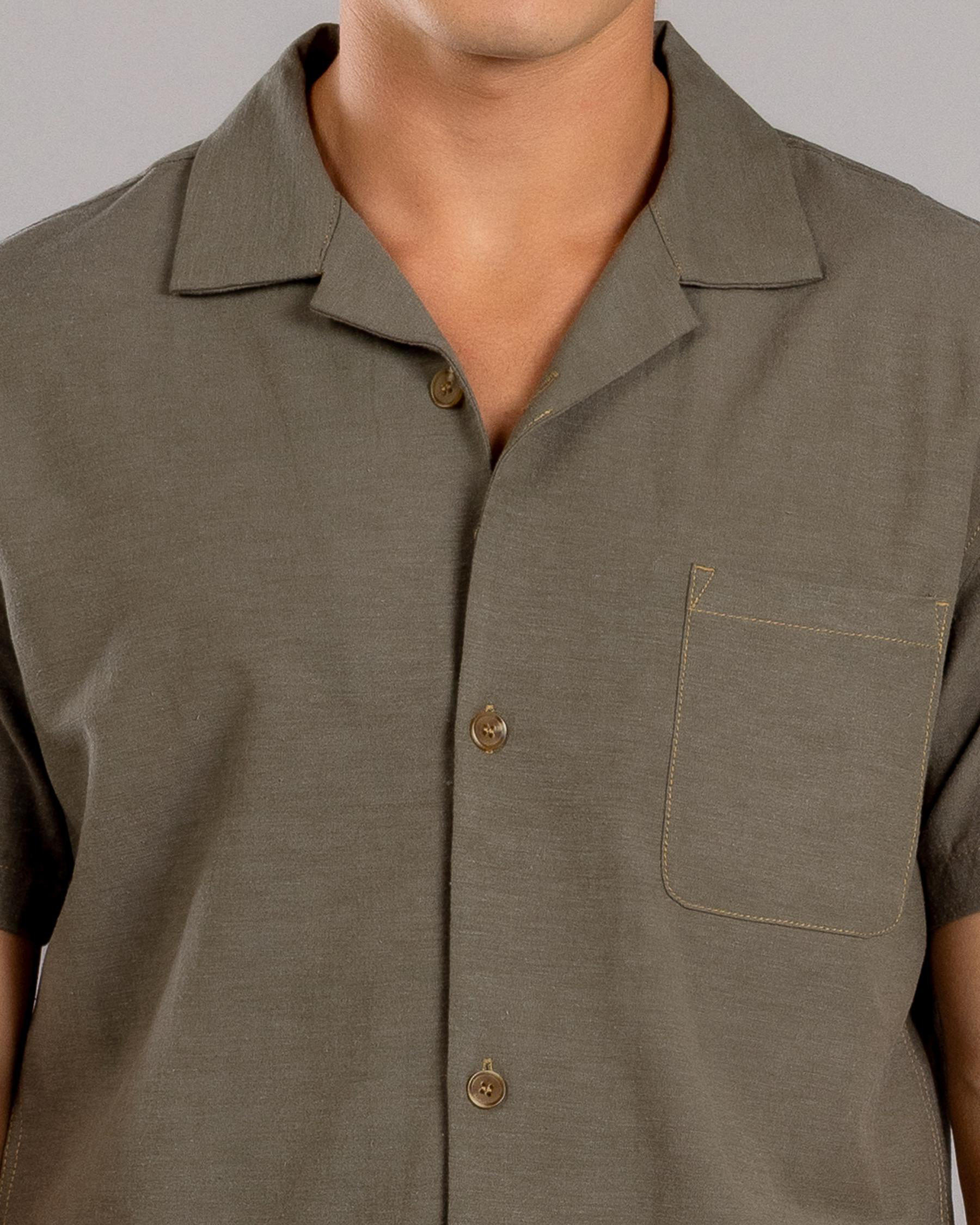 Contrast Short Sleeve Shirt