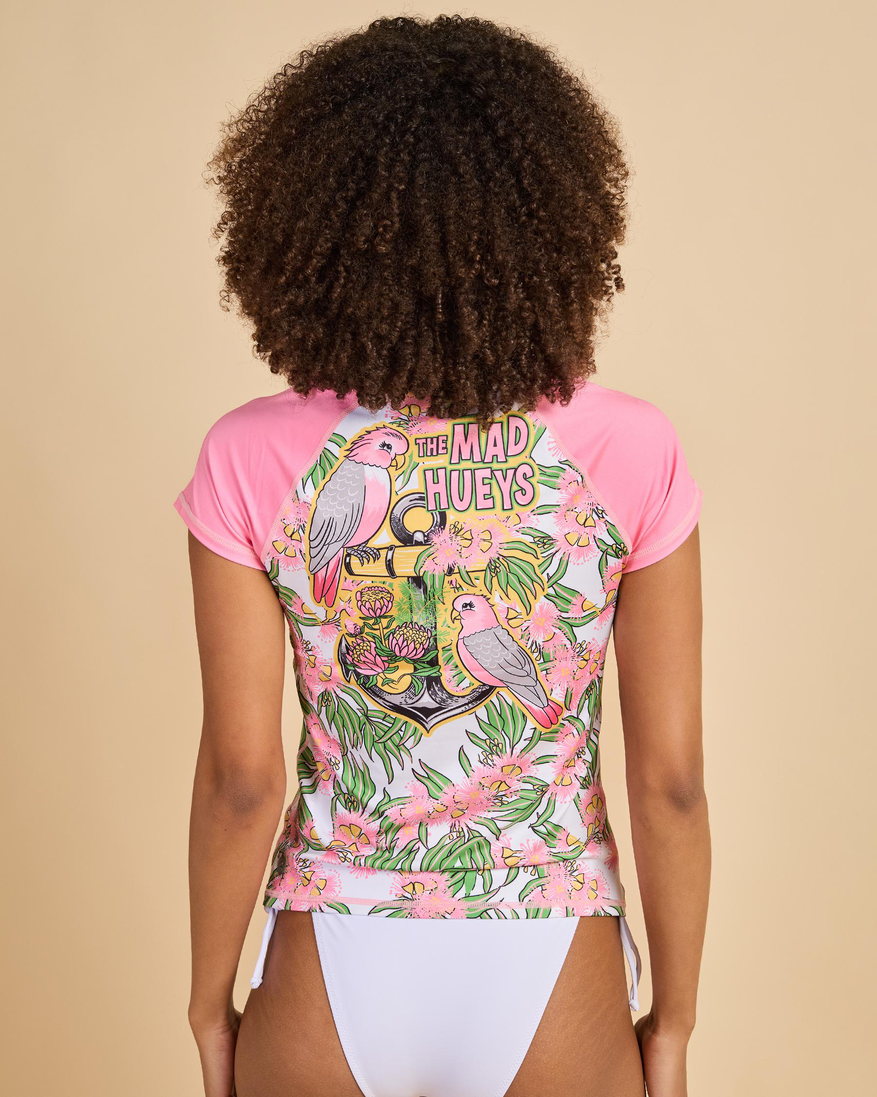 Galah Anchor Raglan Short Sleeve Rash Vest