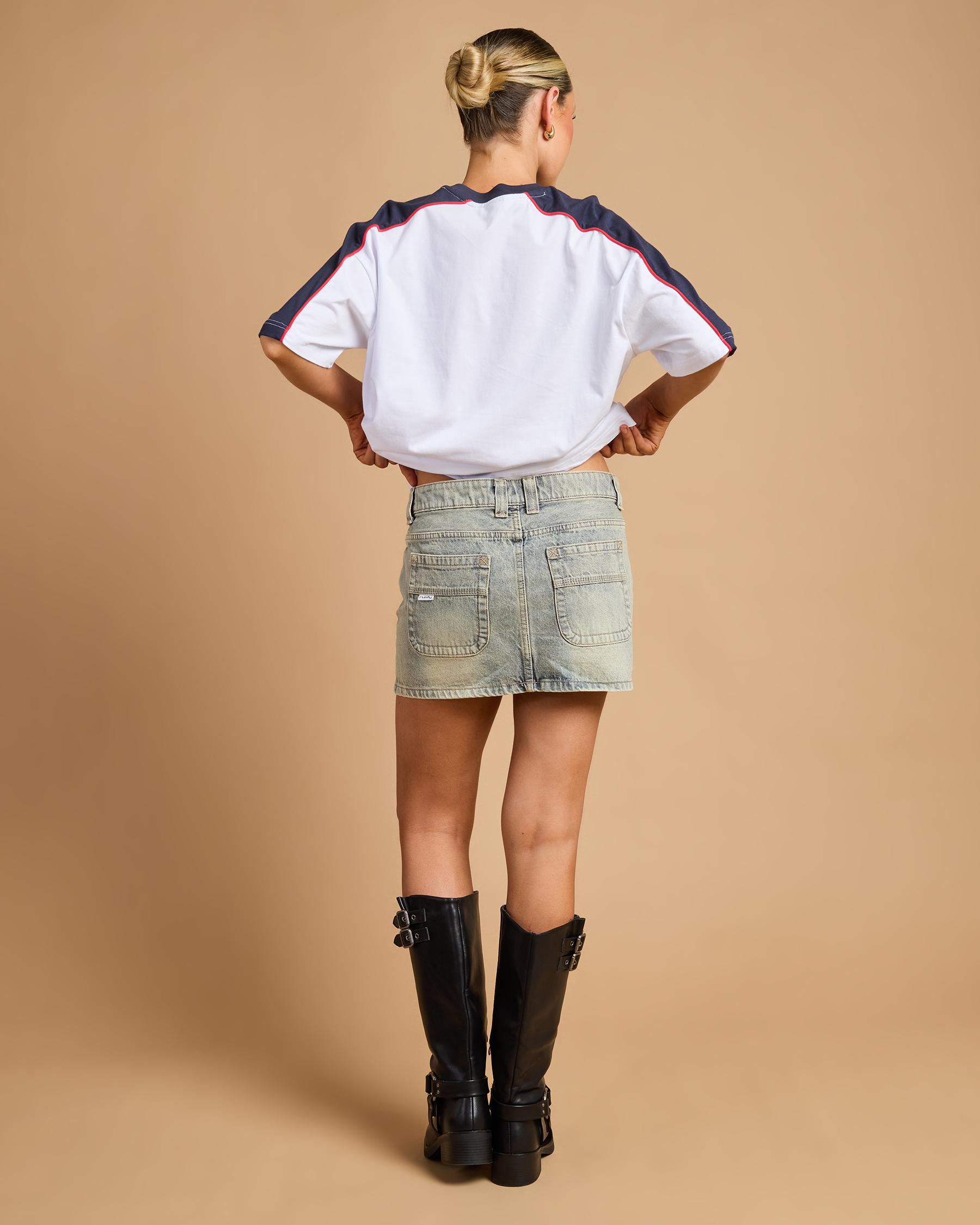 Dirty Mavericks Denim Mini Skirt