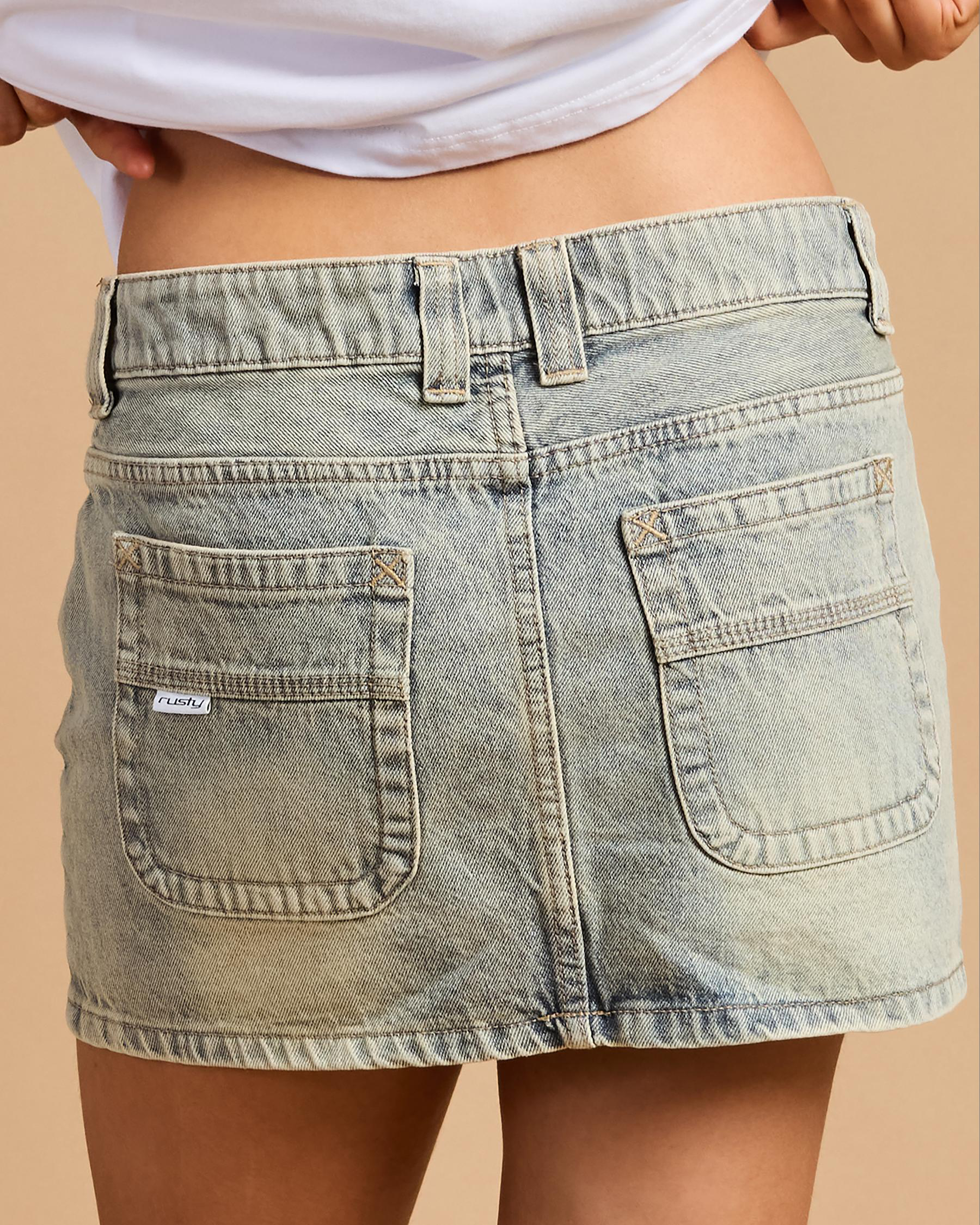 Dirty Mavericks Denim Mini Skirt