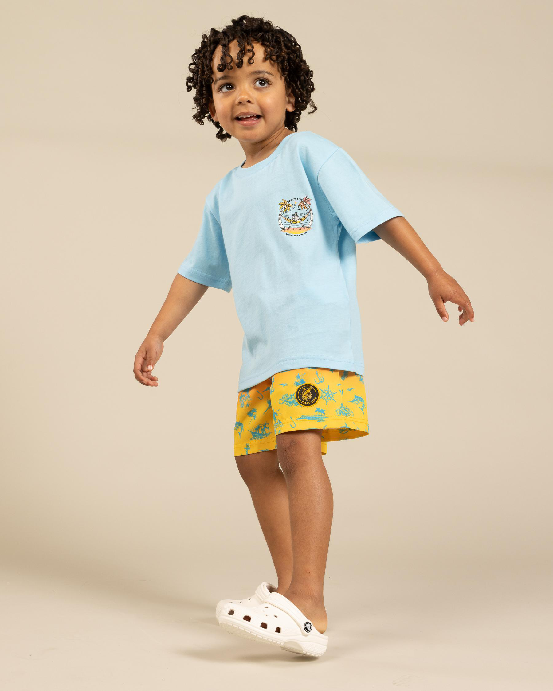 Toddlers' Mystify Elastic Waist Shorts