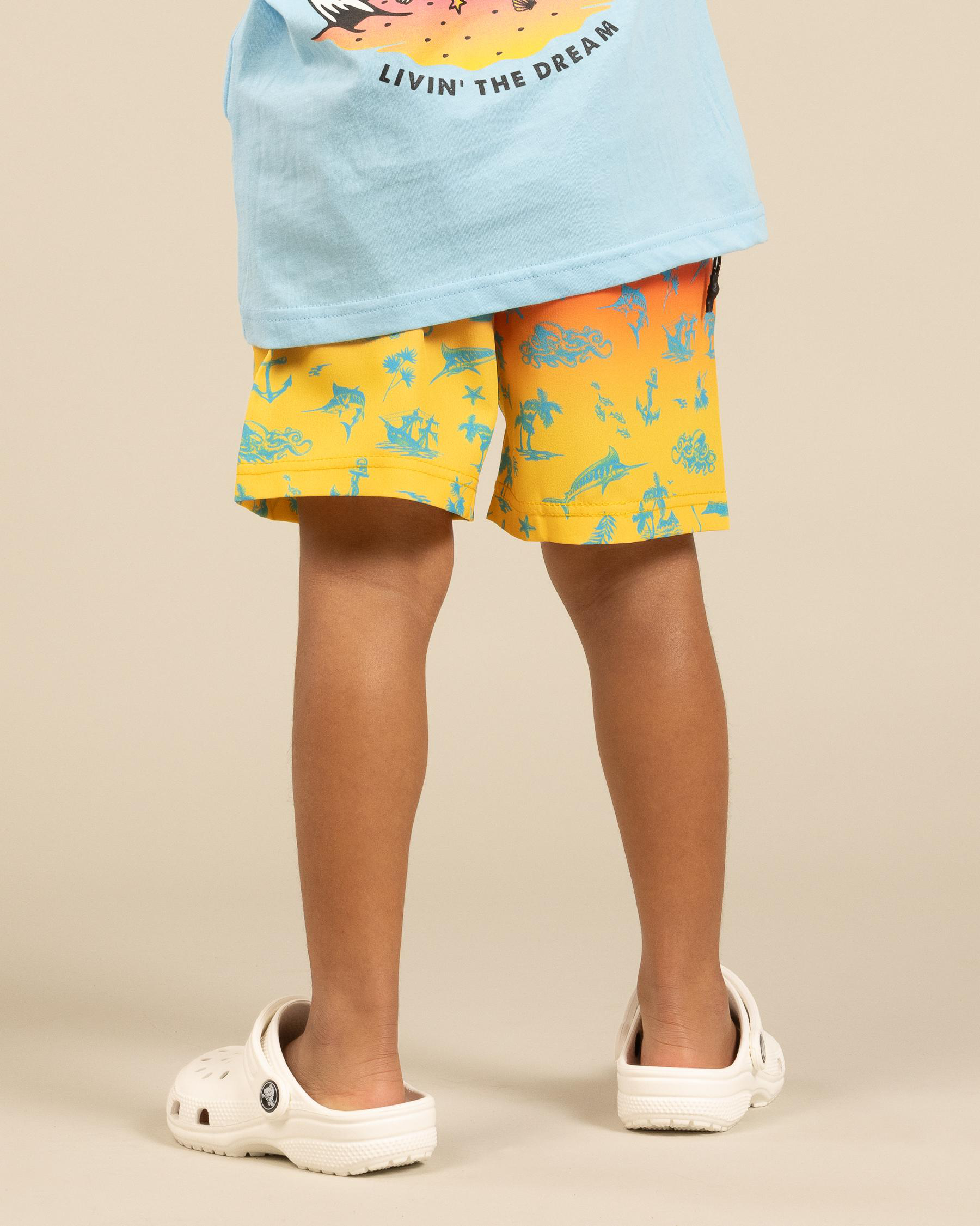 Toddlers' Mystify Elastic Waist Shorts