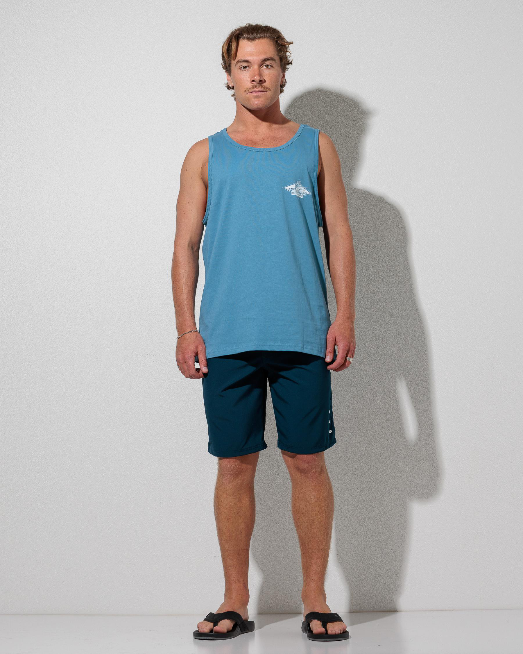 Power Up Elastic Waist Board Shorts