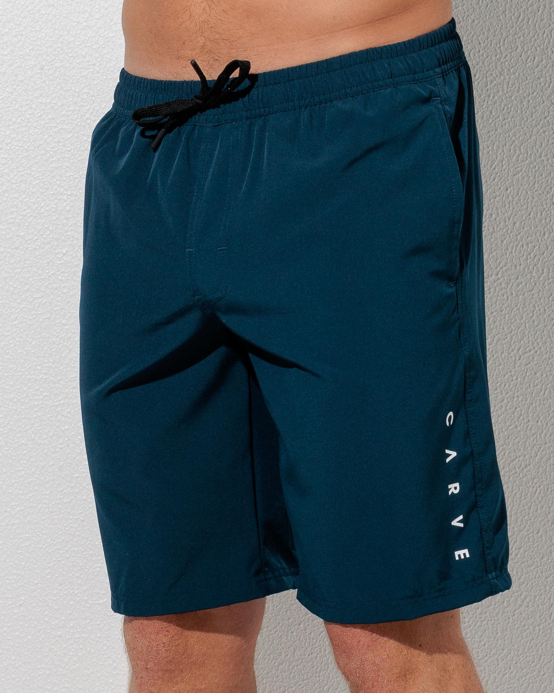 Power Up Elastic Waist Board Shorts