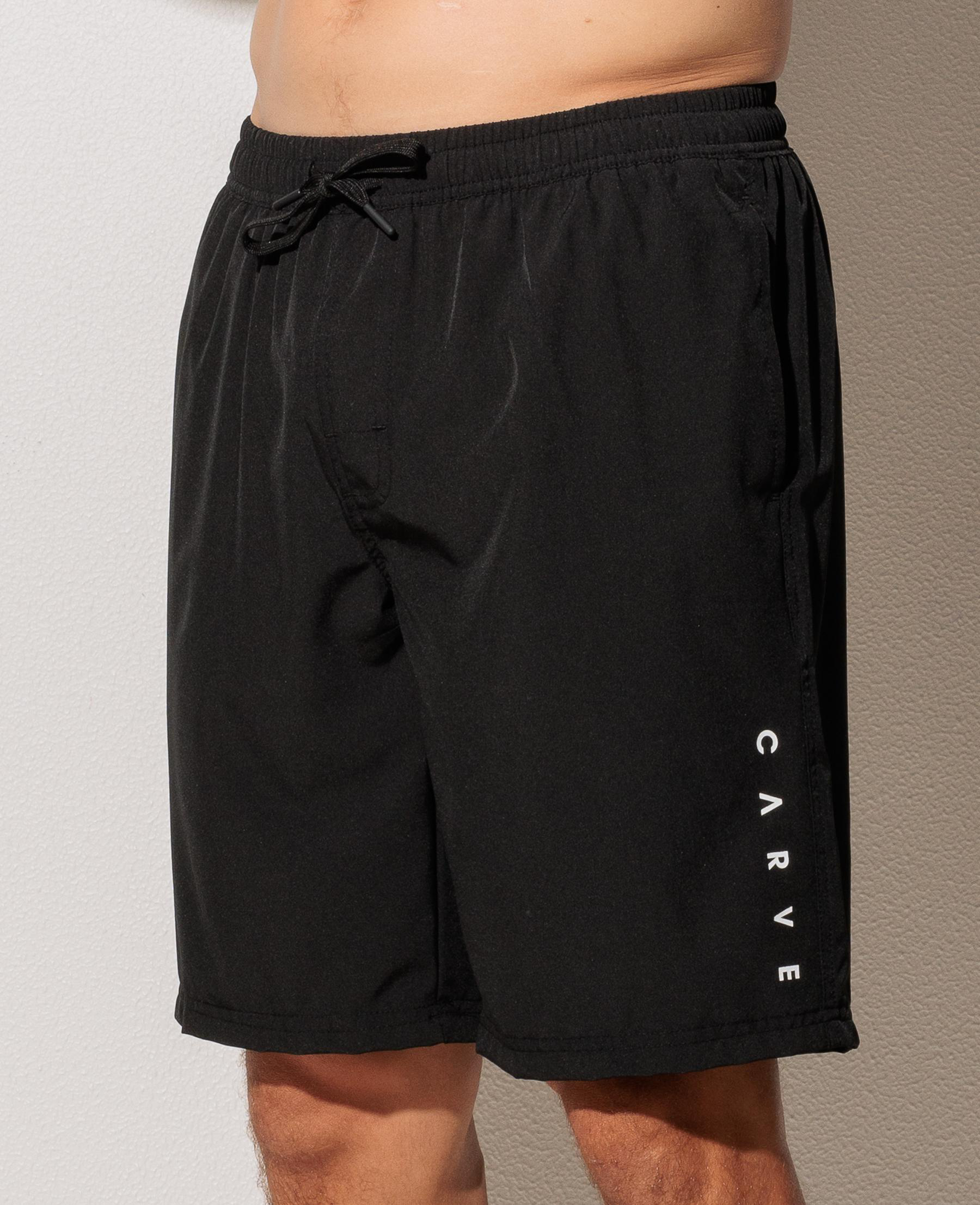 Power Up Elastic Waist Board Shorts