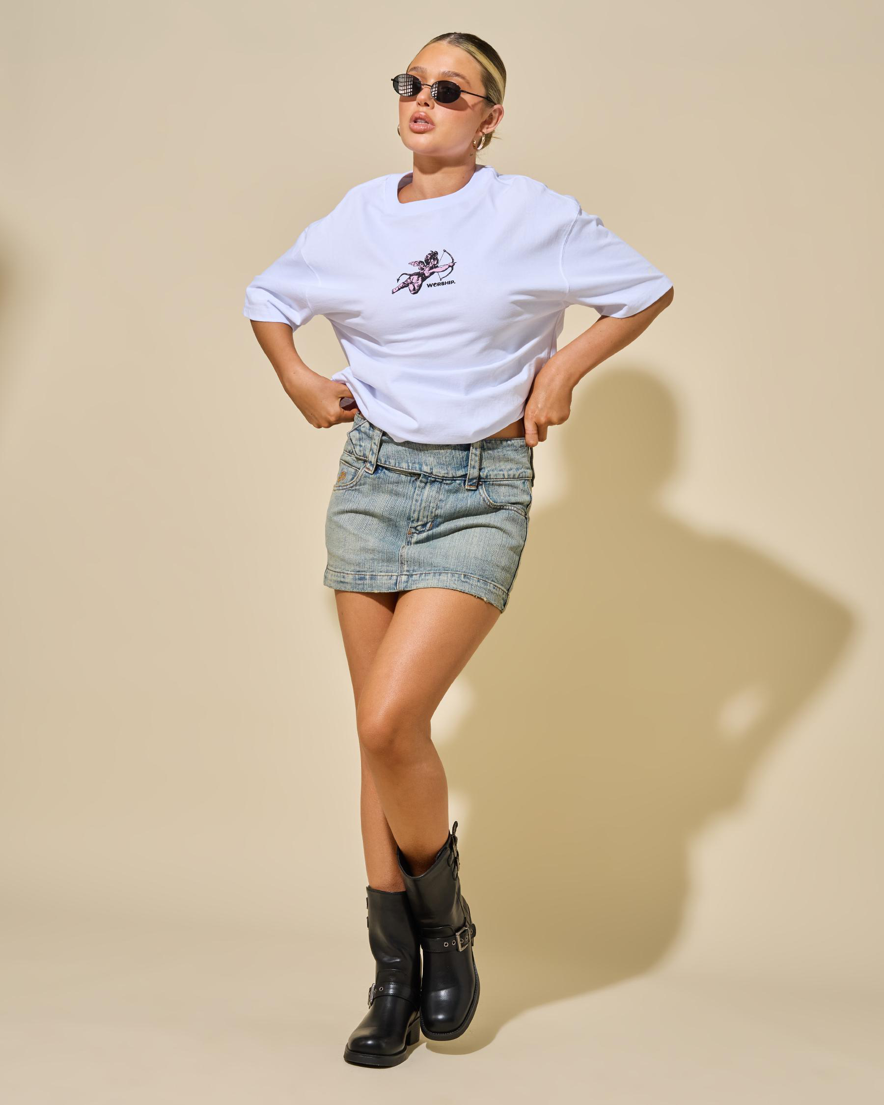 Nostalgia Micro Denim Skirt