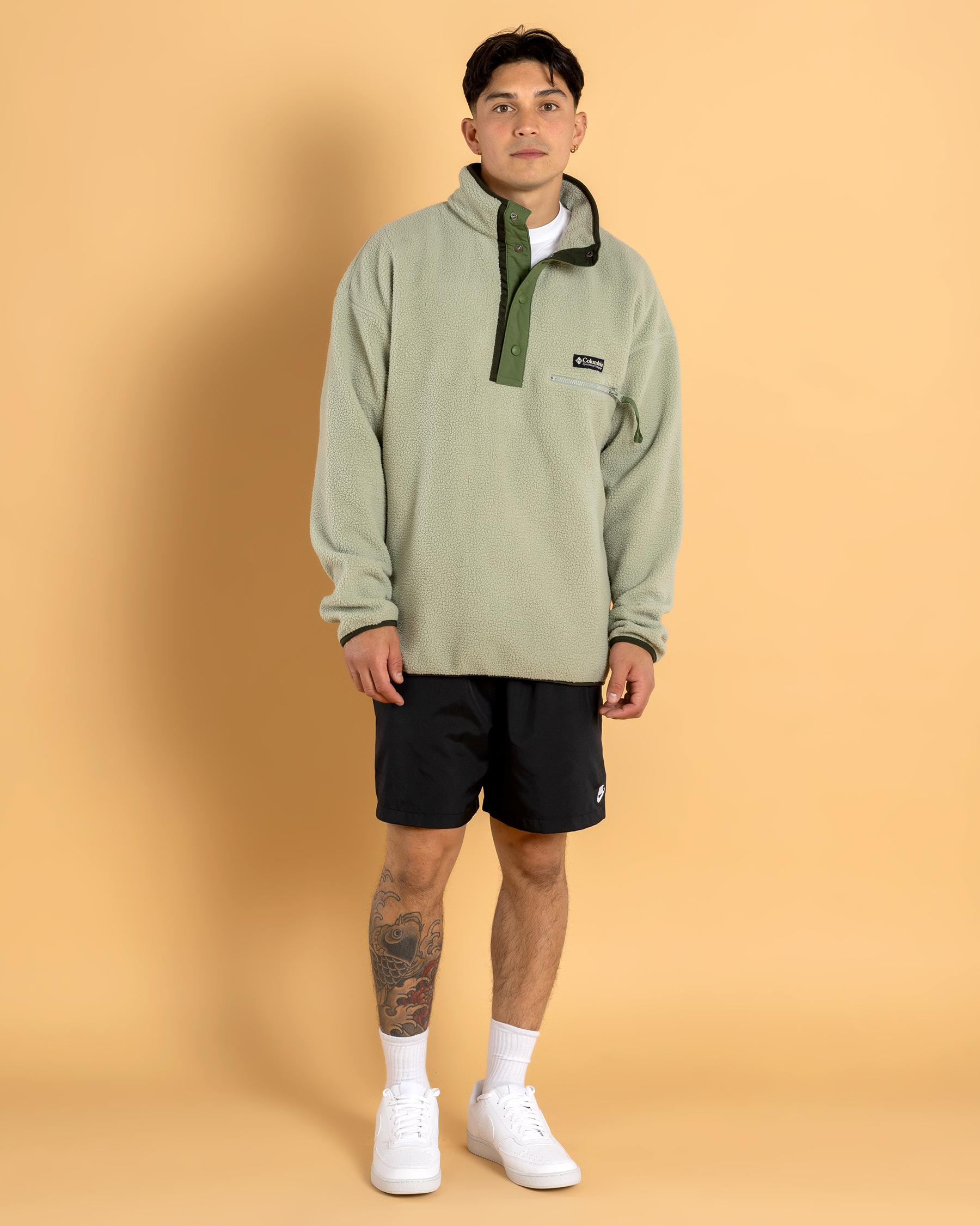 Helvetia Half Snap Fleece Sweatshirt