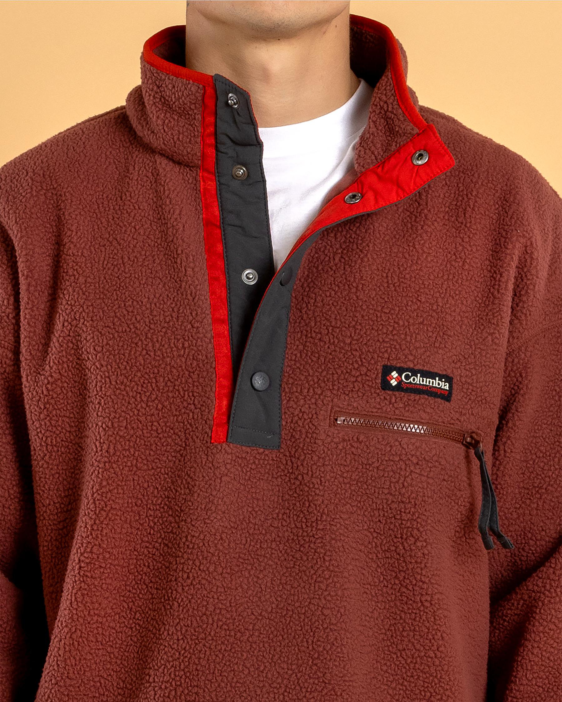 Helvetia Half Snap Fleece Sweatshirt