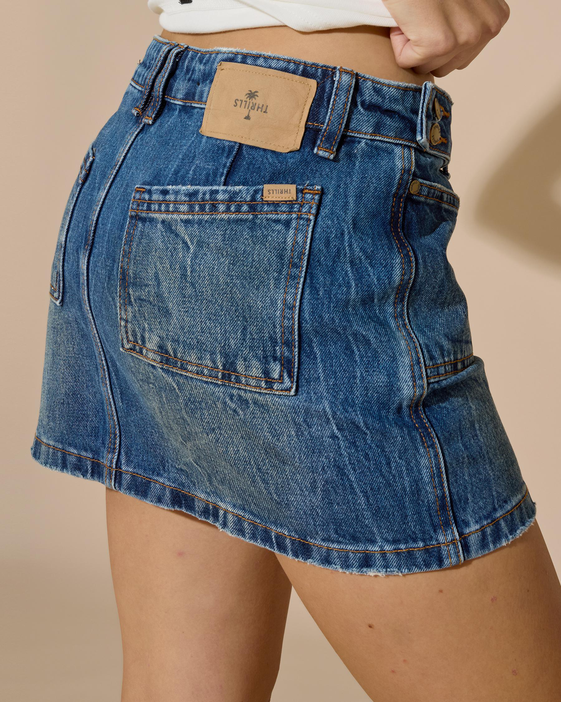 Wyatt Denim Skirt