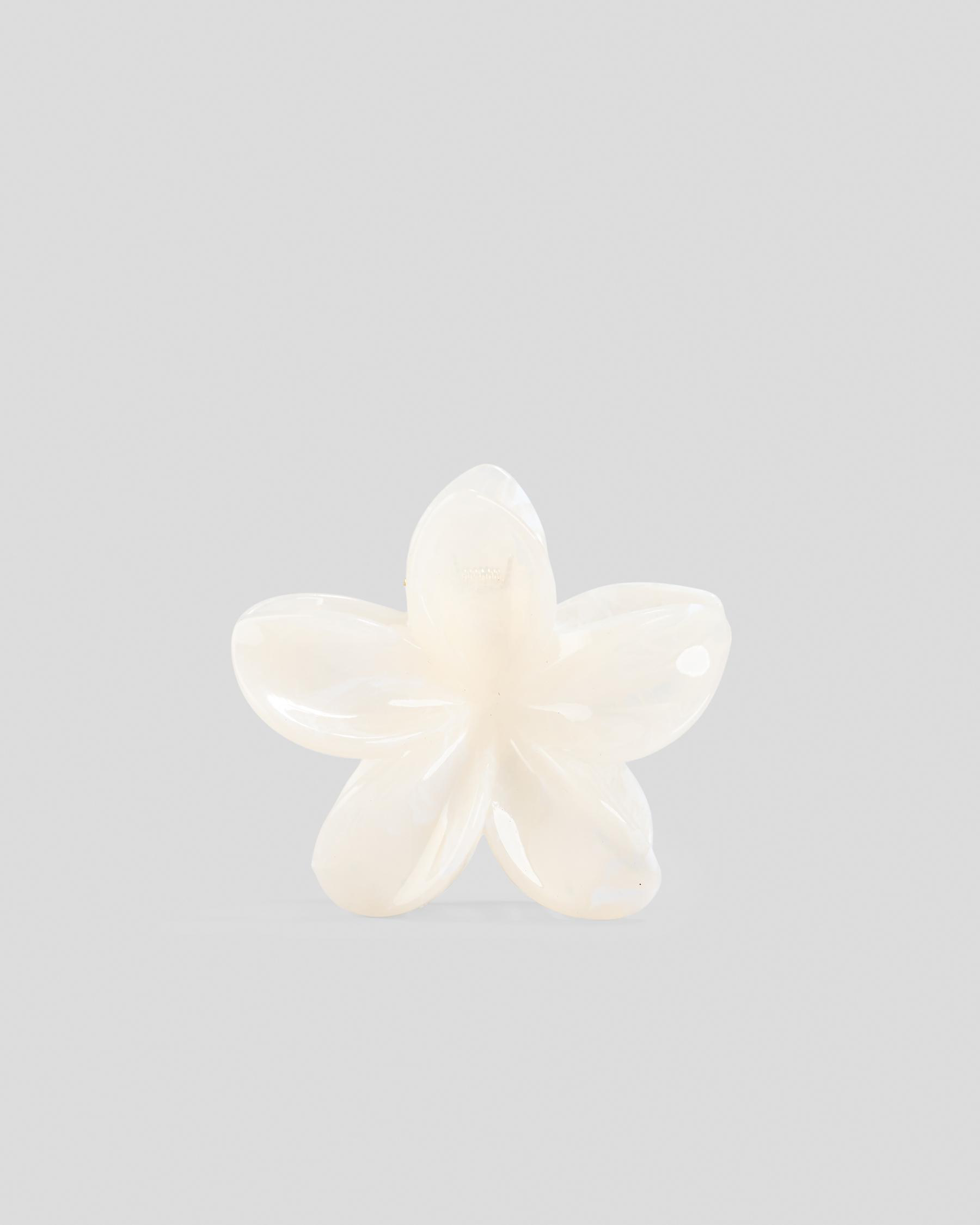 Frangipani Hair Claw Clip