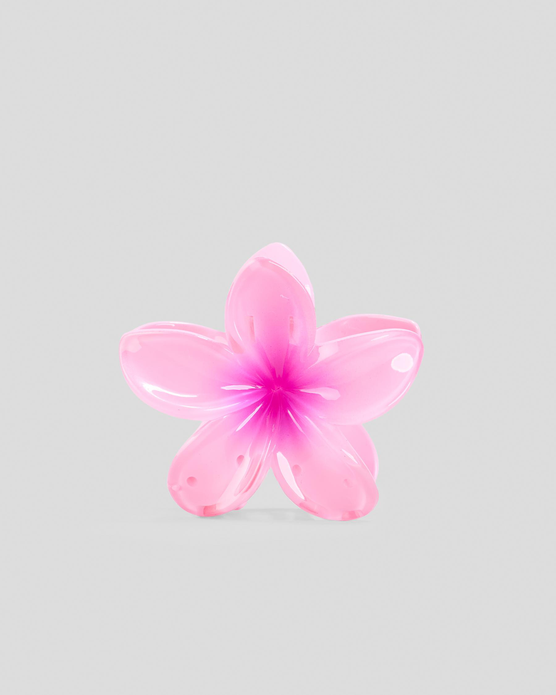 Frangipani Hair Claw Clip