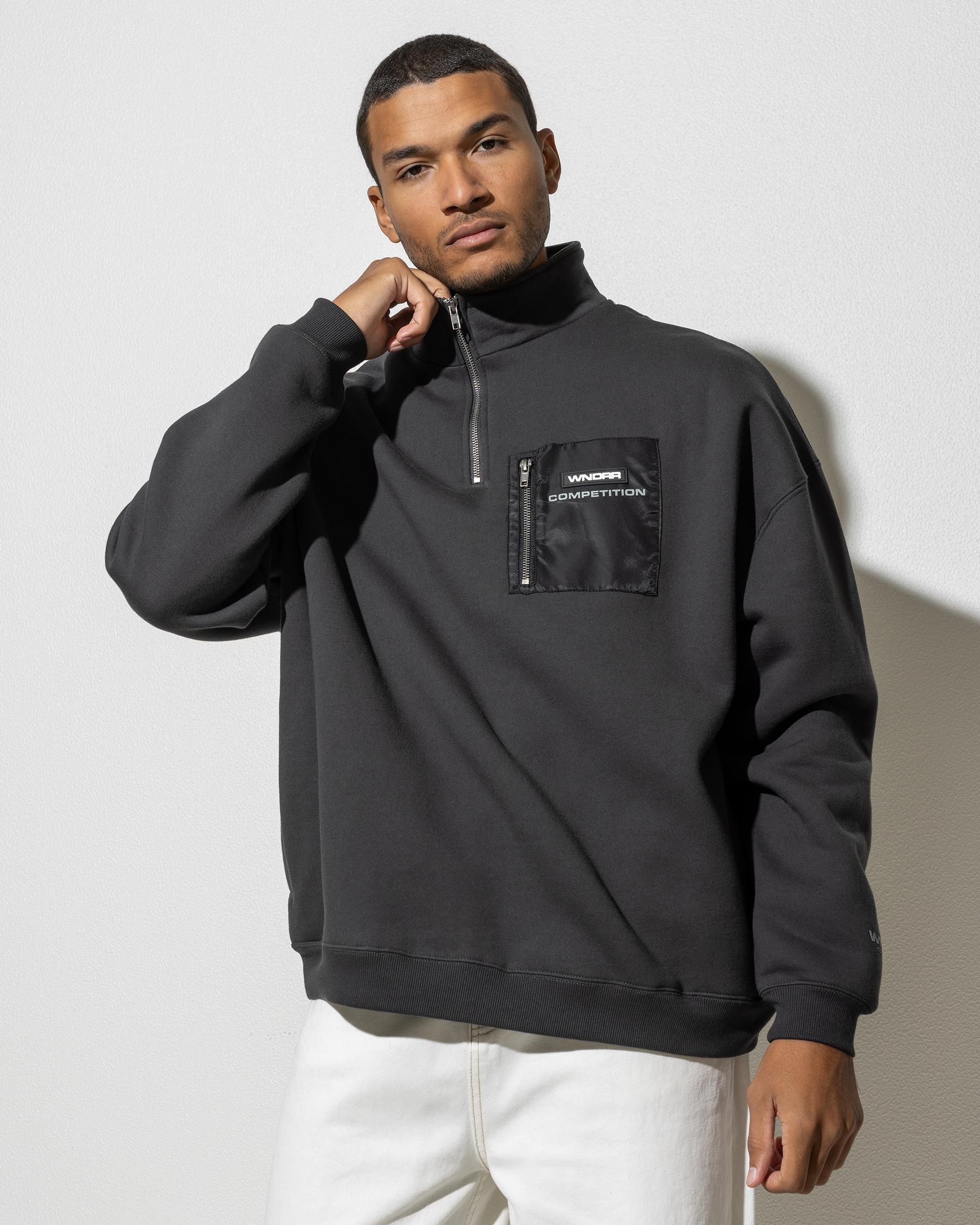Frequency Panel 1/4 Zip Sweatshirt