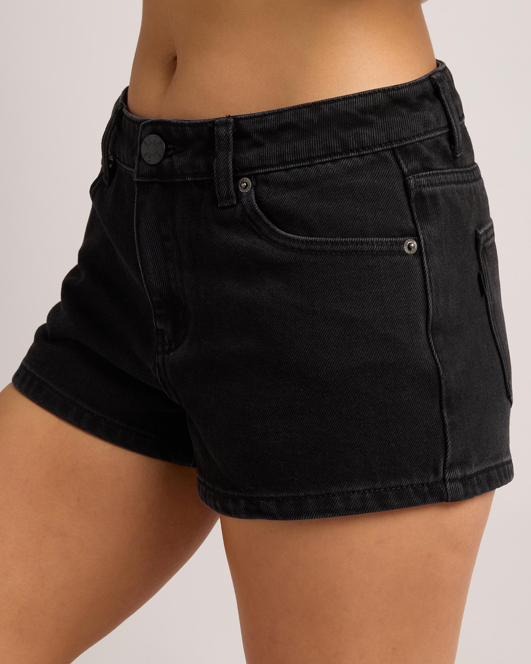 South Beach Micro Denim Shorts