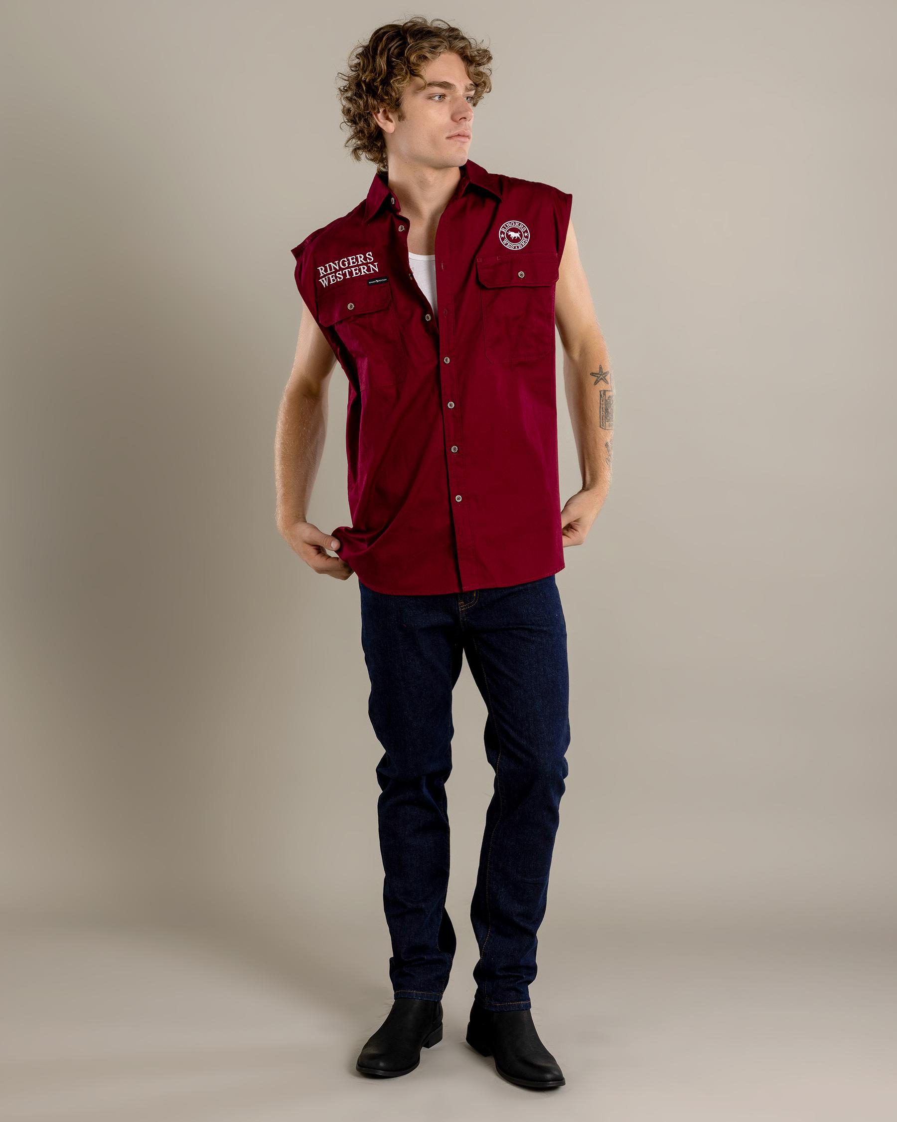 Hawkeye Sleeveless Work Shirt