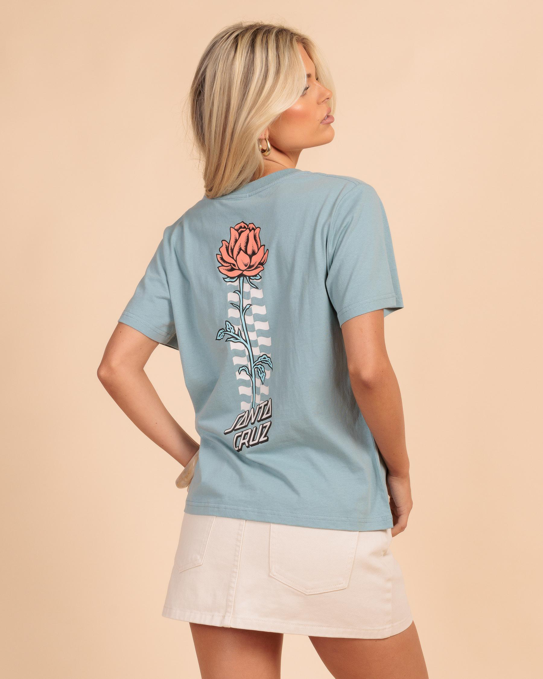 Rosette Tower Ring Chest T-Shirt