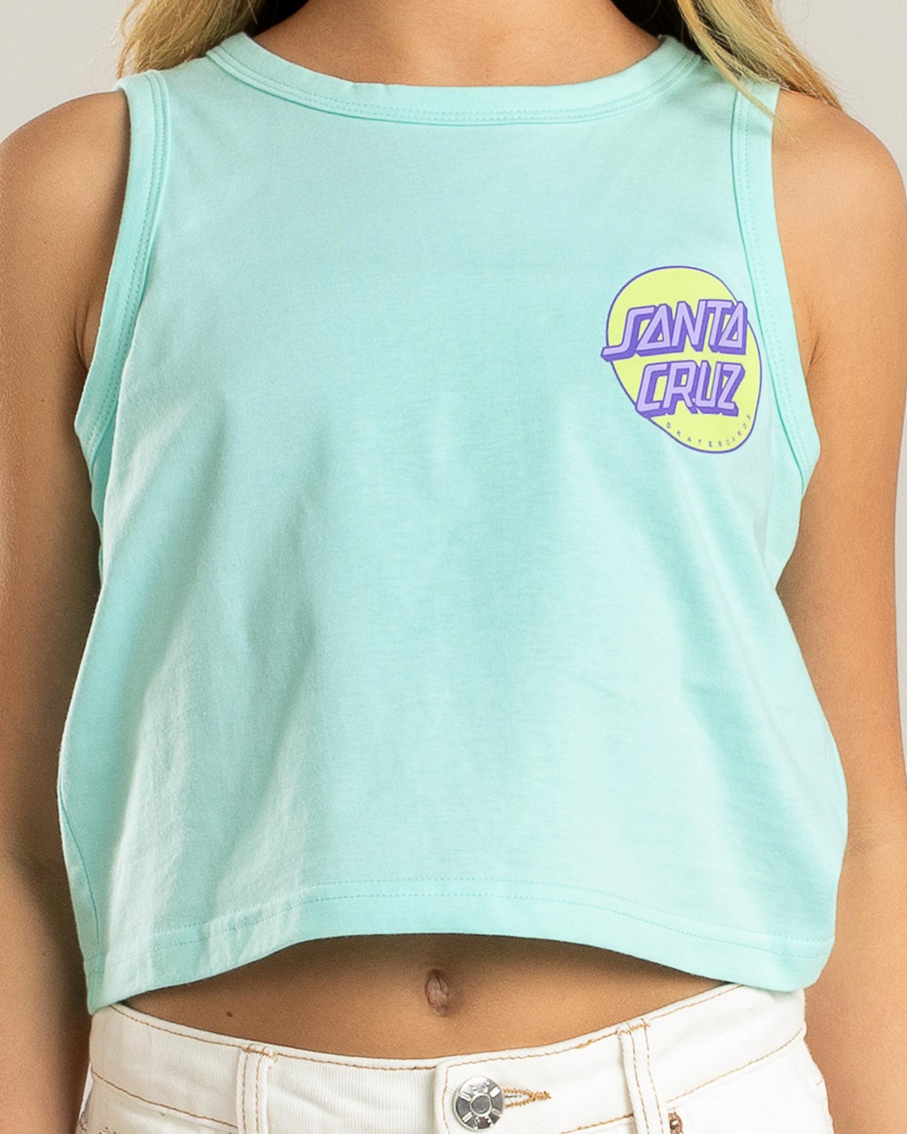 Other Dot Pop Chest Cropped Tank Top