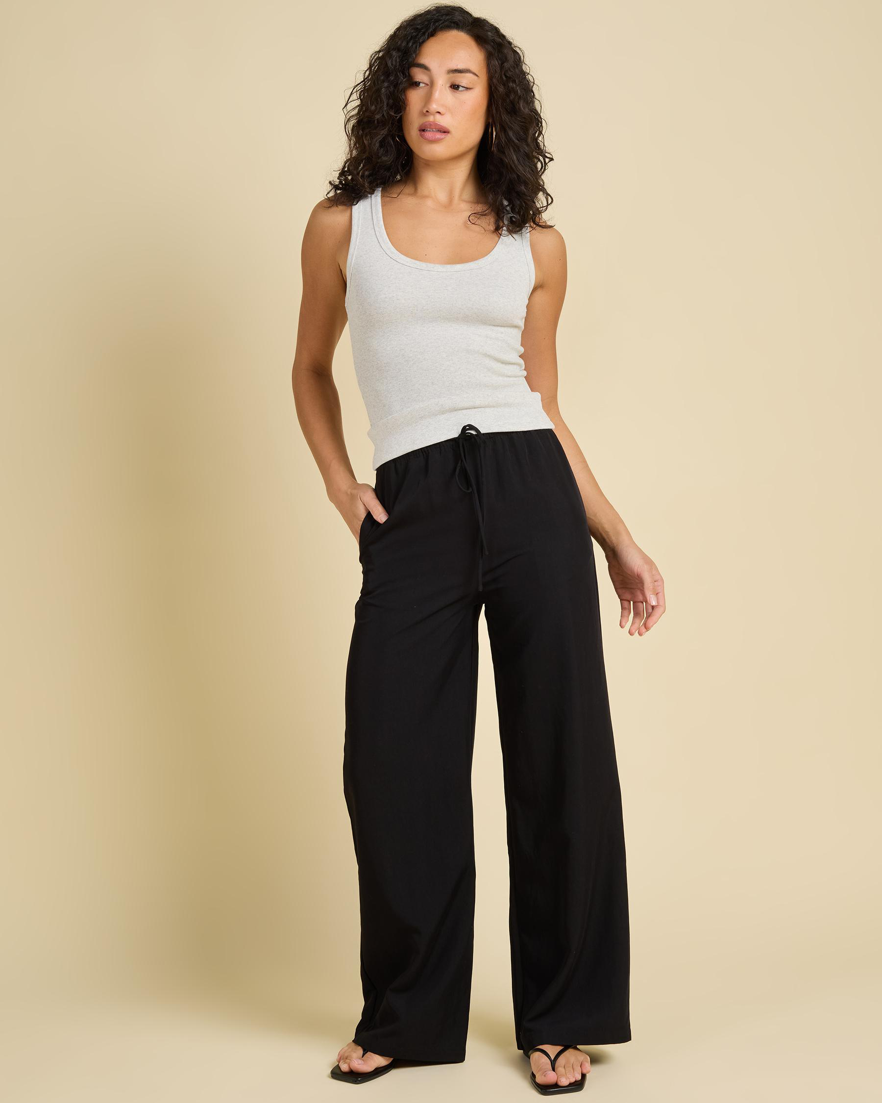 Basic Myla Rib Scoop Tank Top