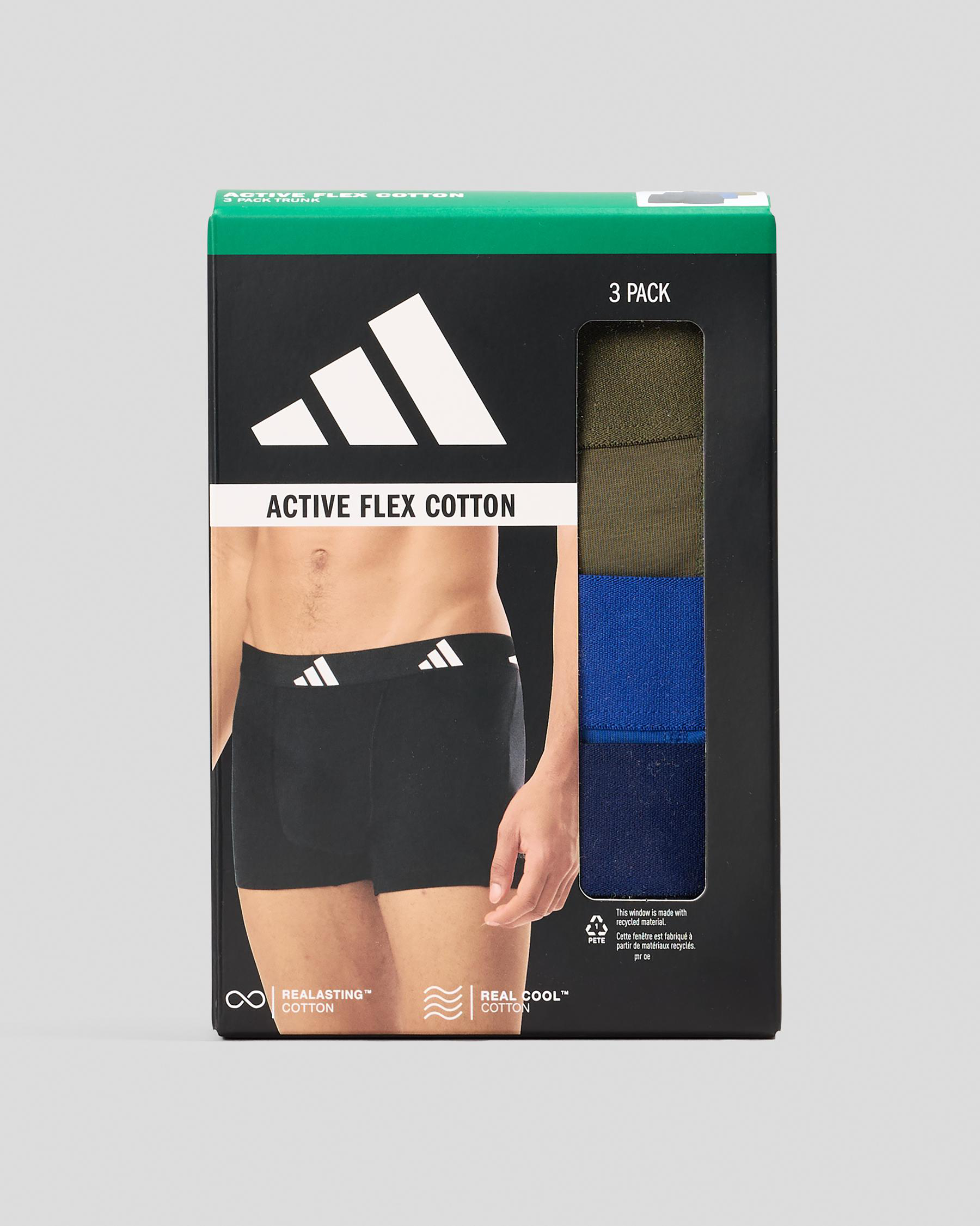 Active Flex Cotton Trunk 3 Pack