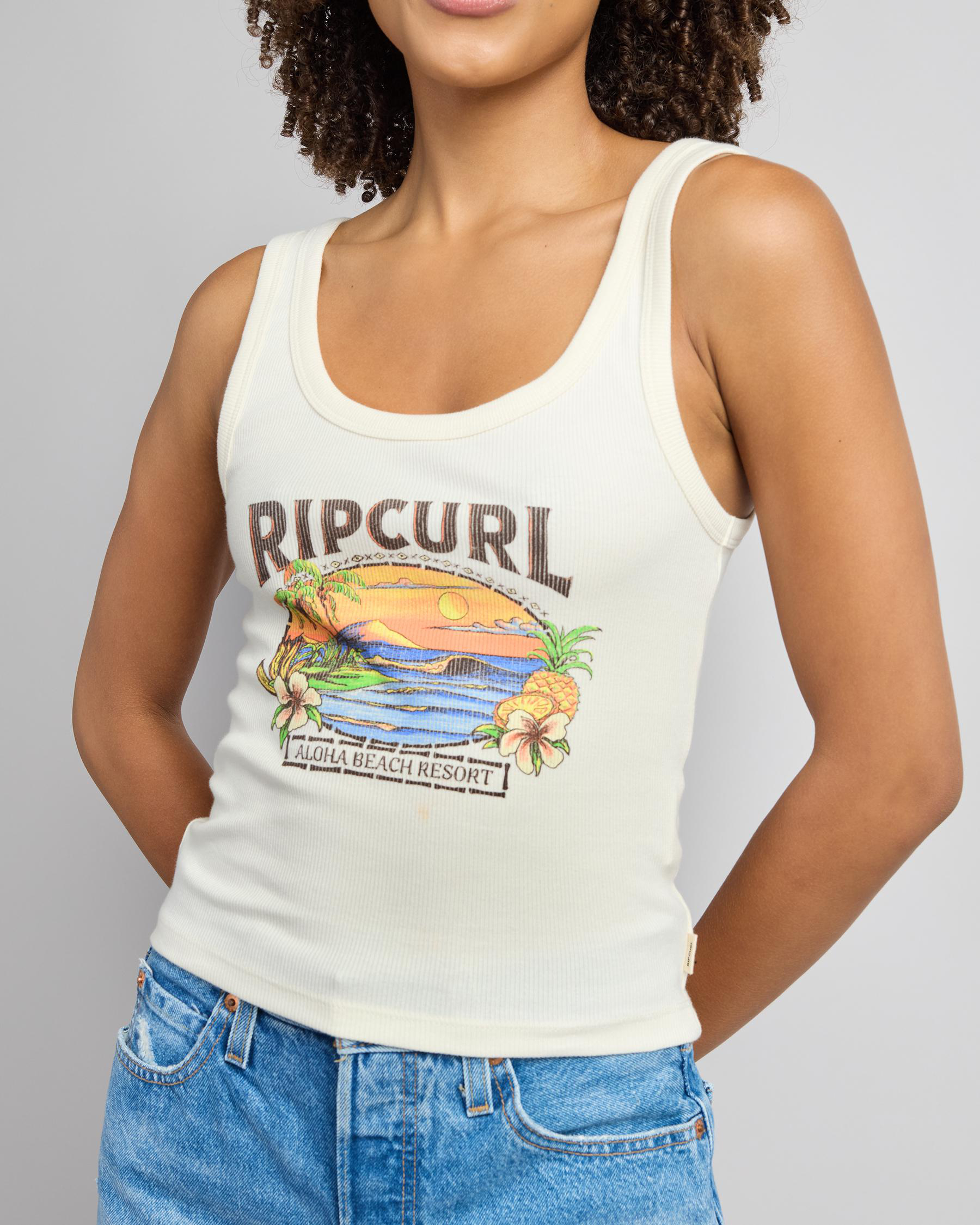 Sunset Ribbed Tank Top