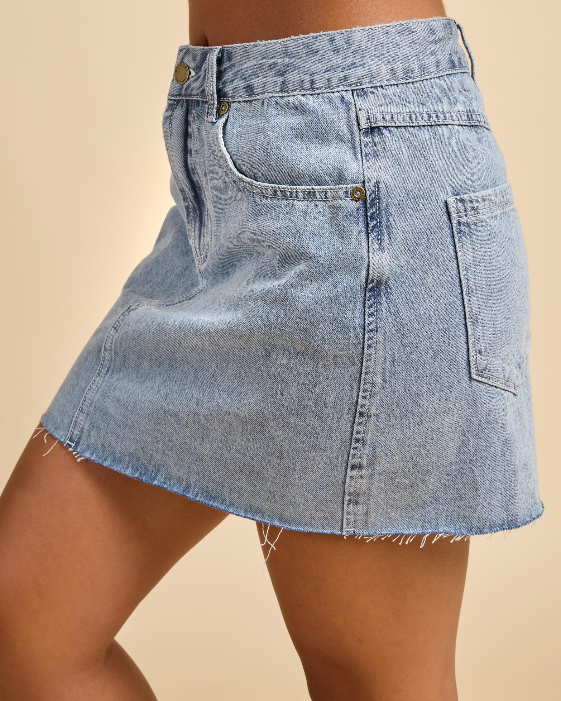 Tabby Denim Mini Skirt
