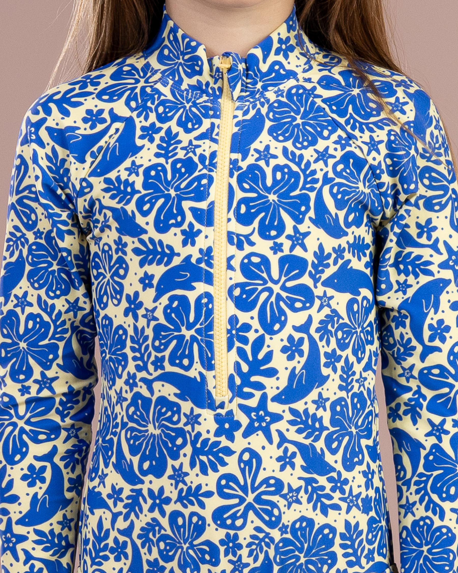 Toddlers' Sun and Swells Long Sleeve Surfsuit