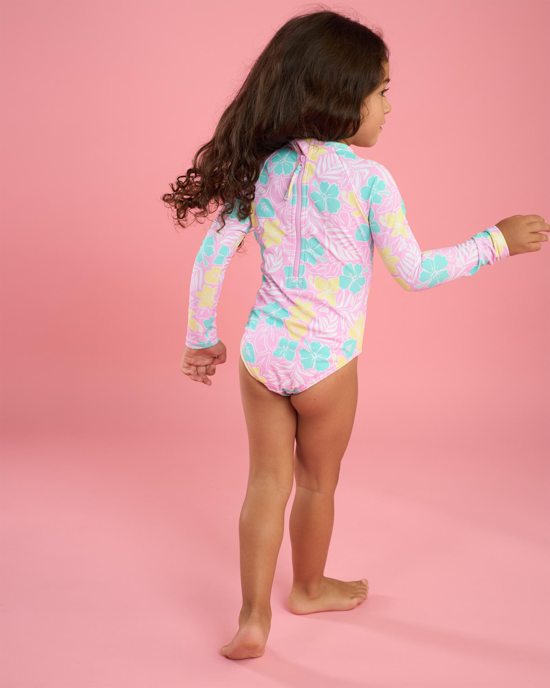 Tropical Square Long Sleeve Surfsuit