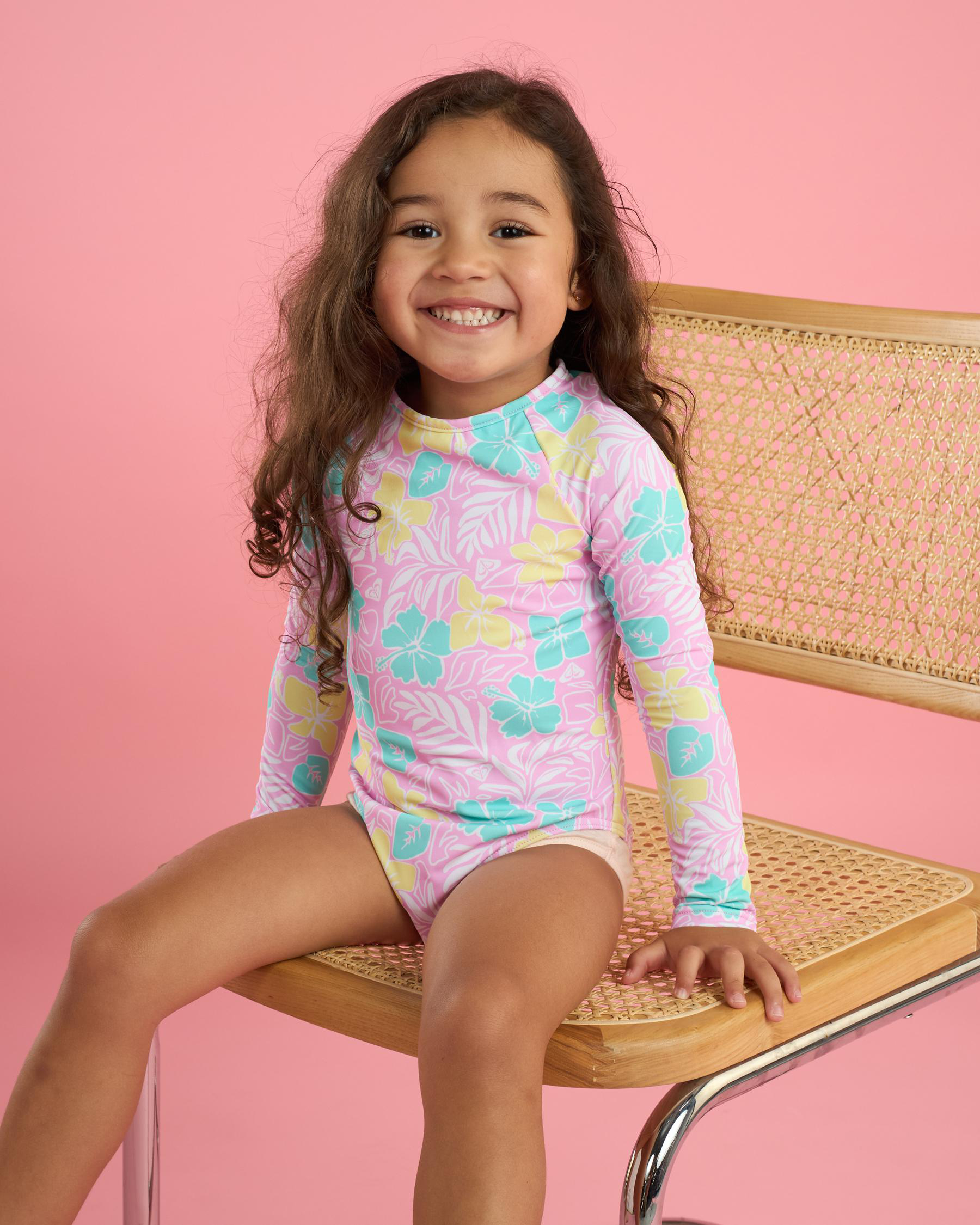 Tropical Square Long Sleeve Surfsuit