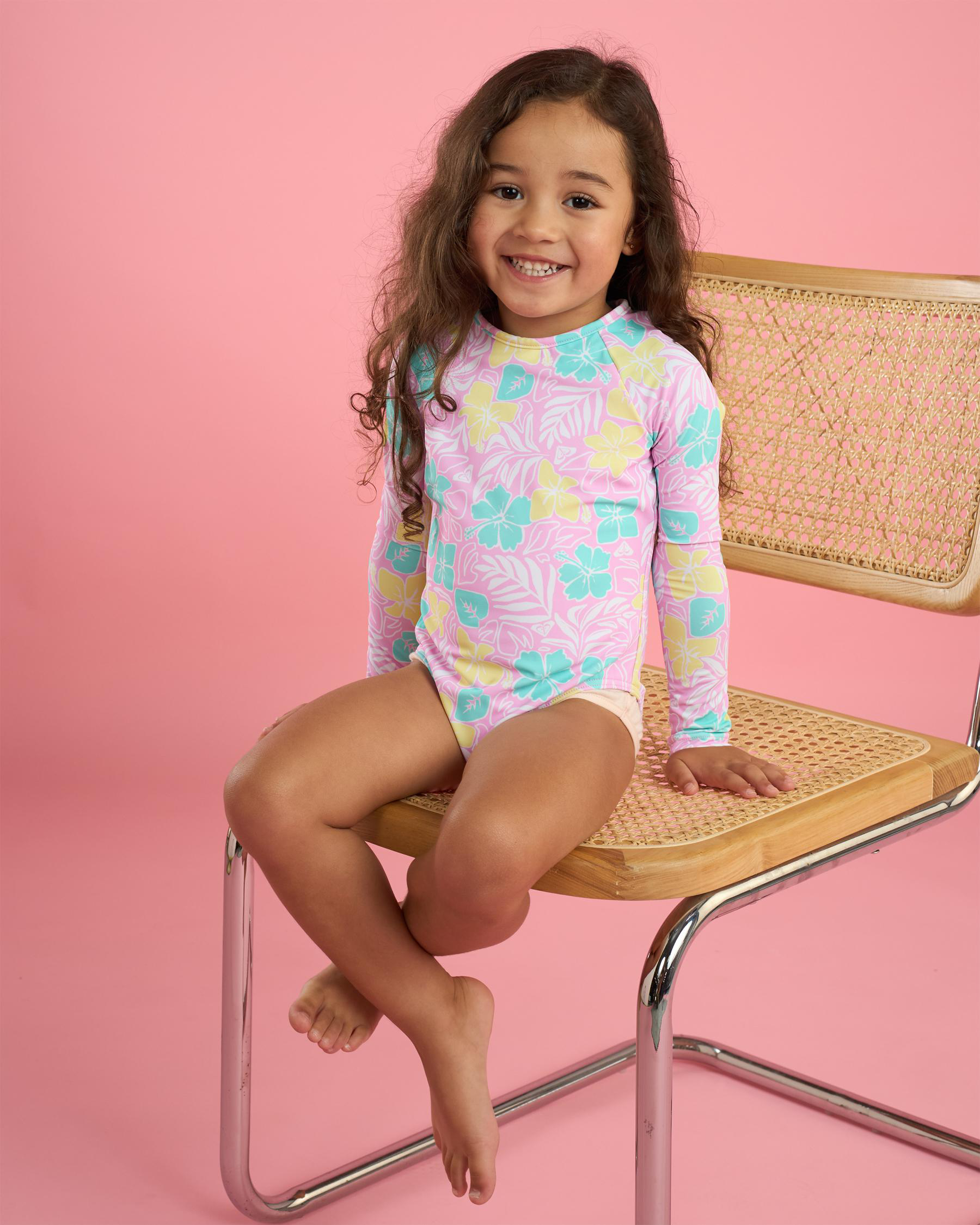 Tropical Square Long Sleeve Surfsuit