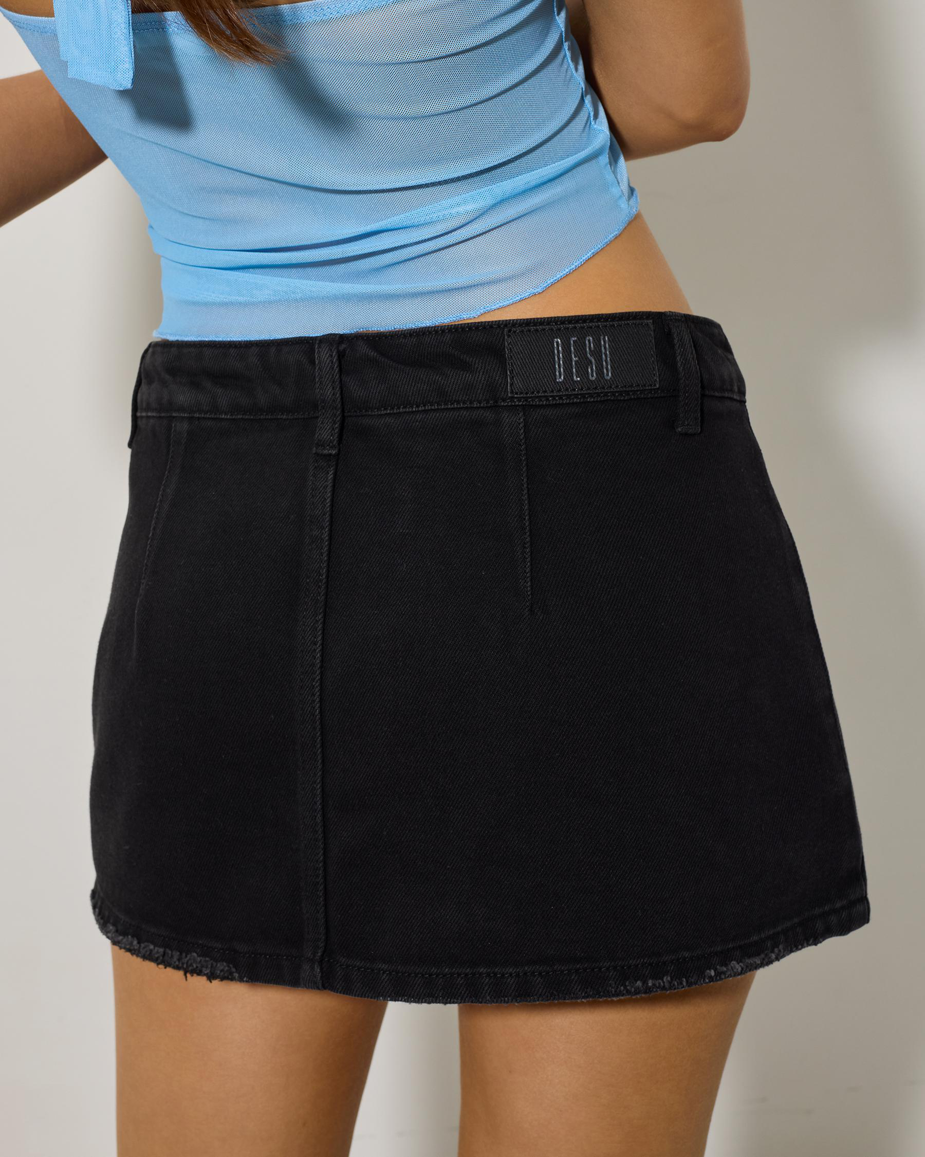Solene Denim Skort