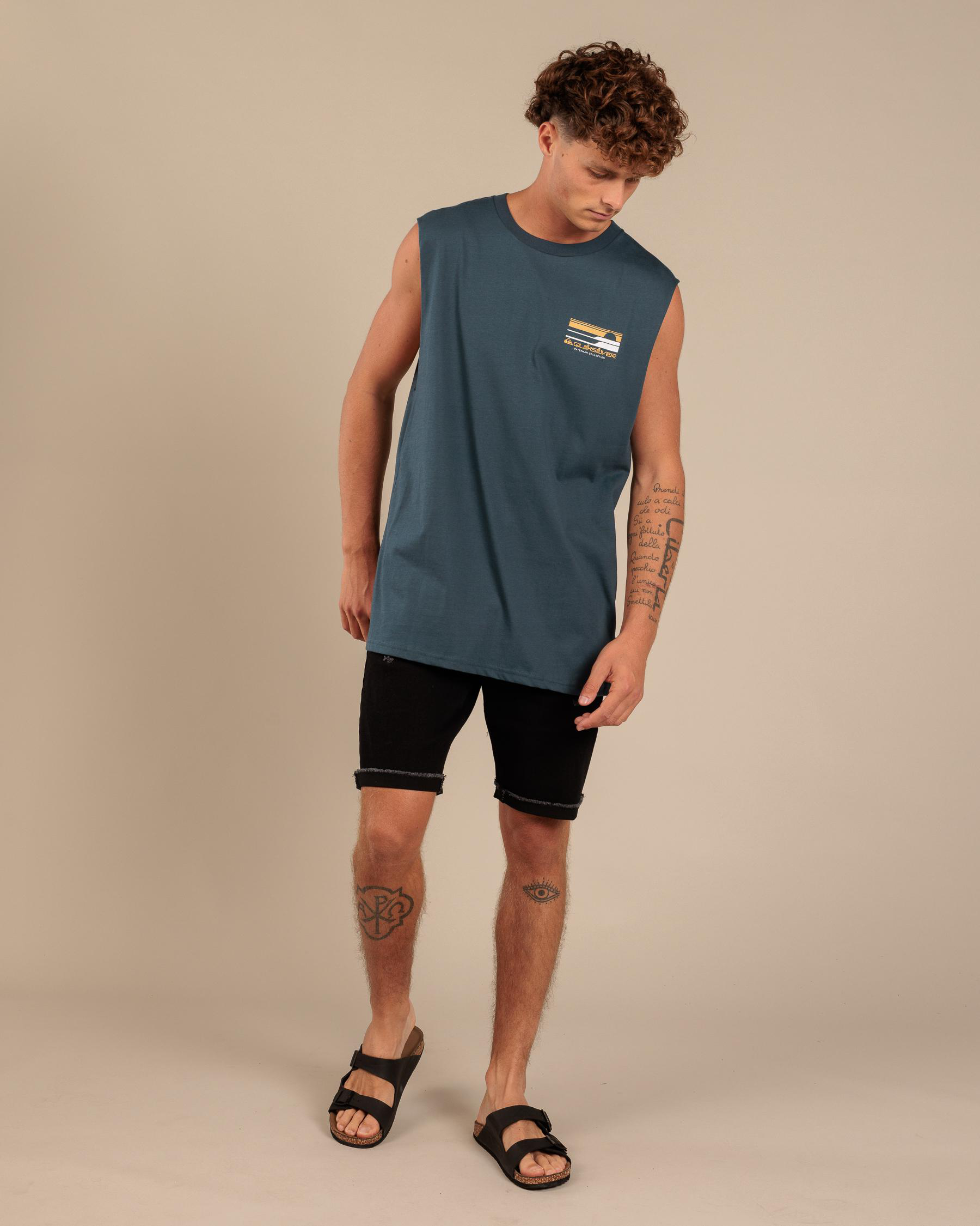 Stacked Horizon Muscle Tank