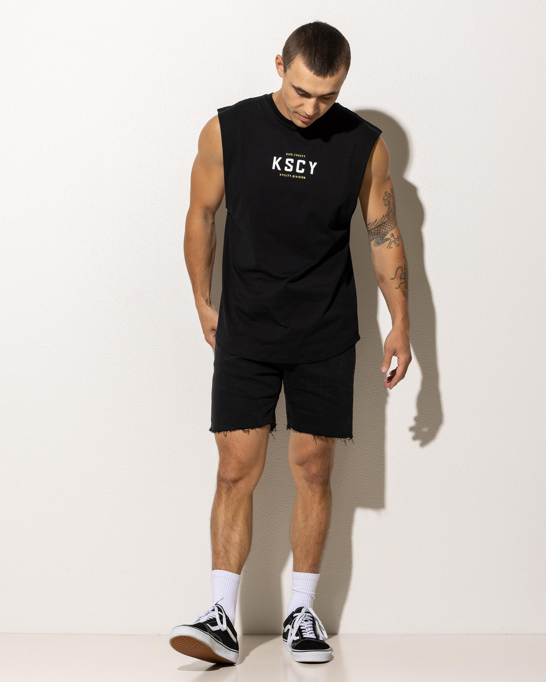 Division Dual Curved Muscle Tank