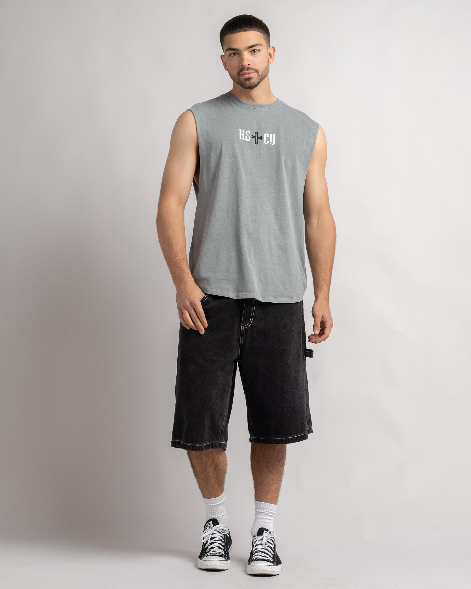 Rev Dual Curved Muscle Tank