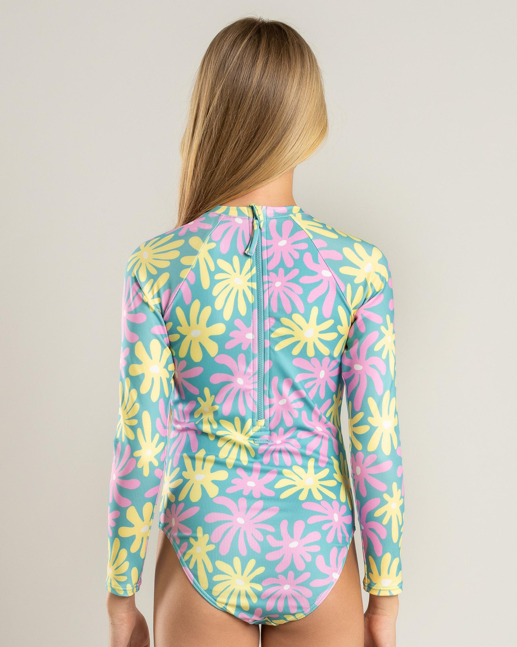 Flower Lover Long Sleeve Surfsuit