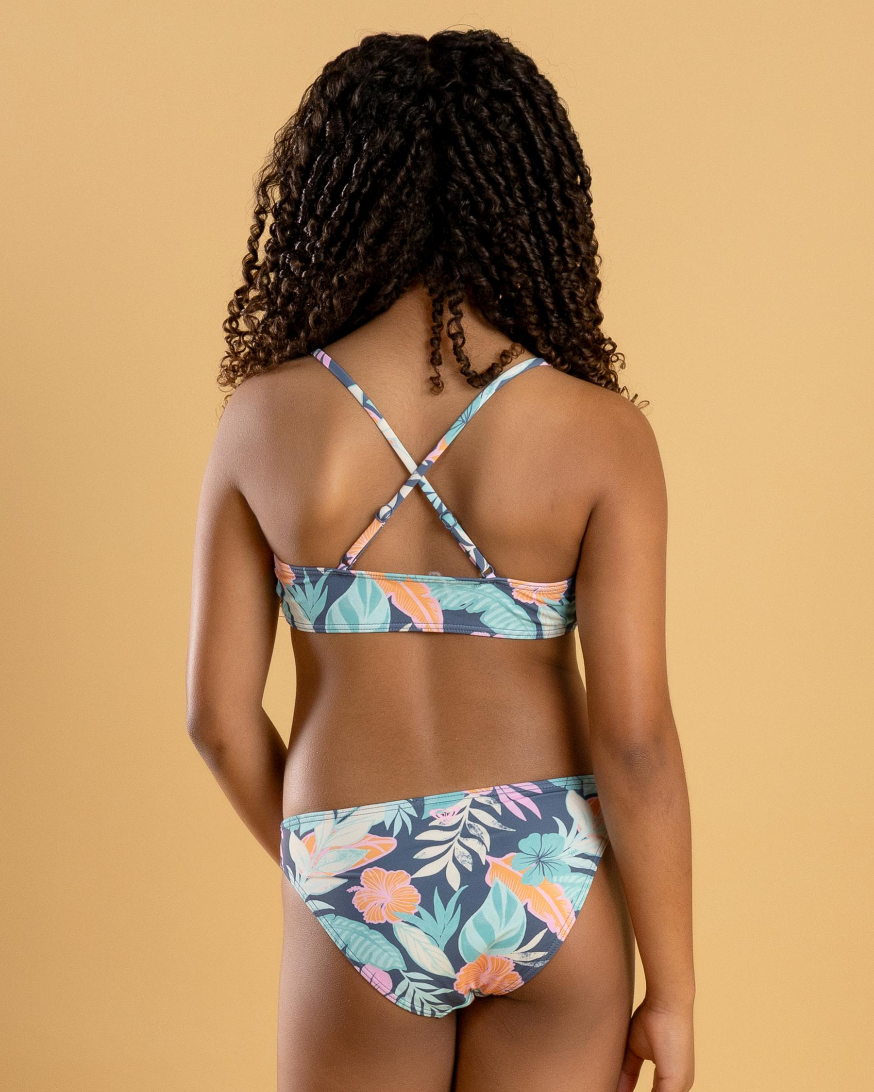Active Floral Rash Vest Set