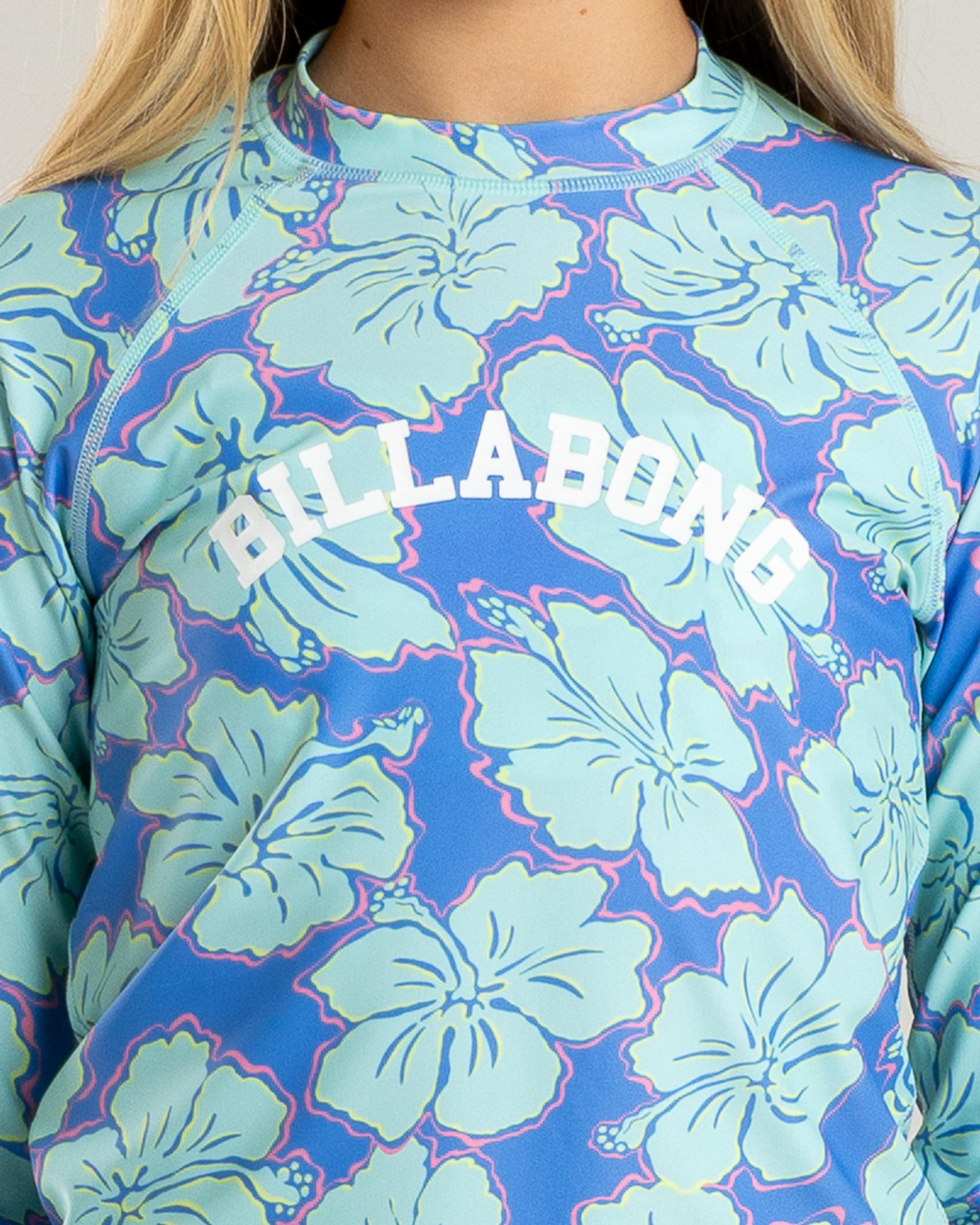 Happy Hibiscus Long Sleeve Rash Vest